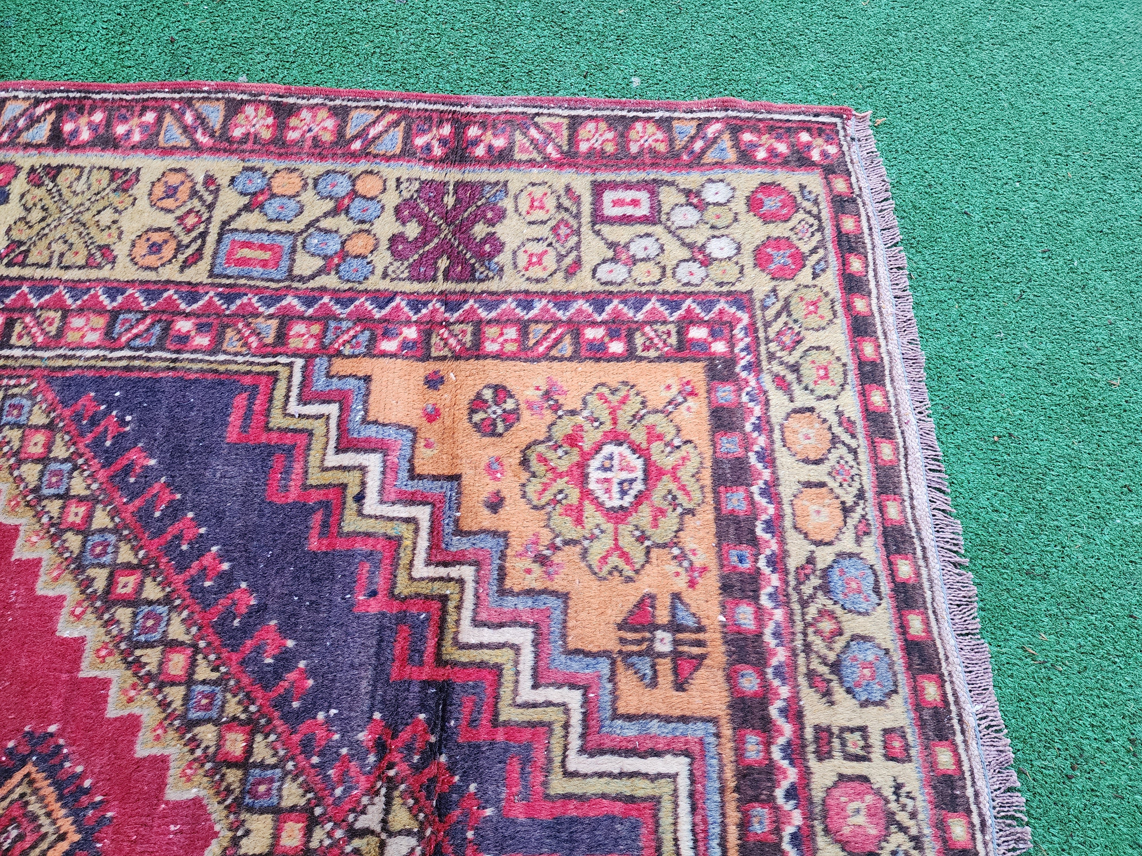 Alfombra turca oriental de 3'9'' x 5'8''