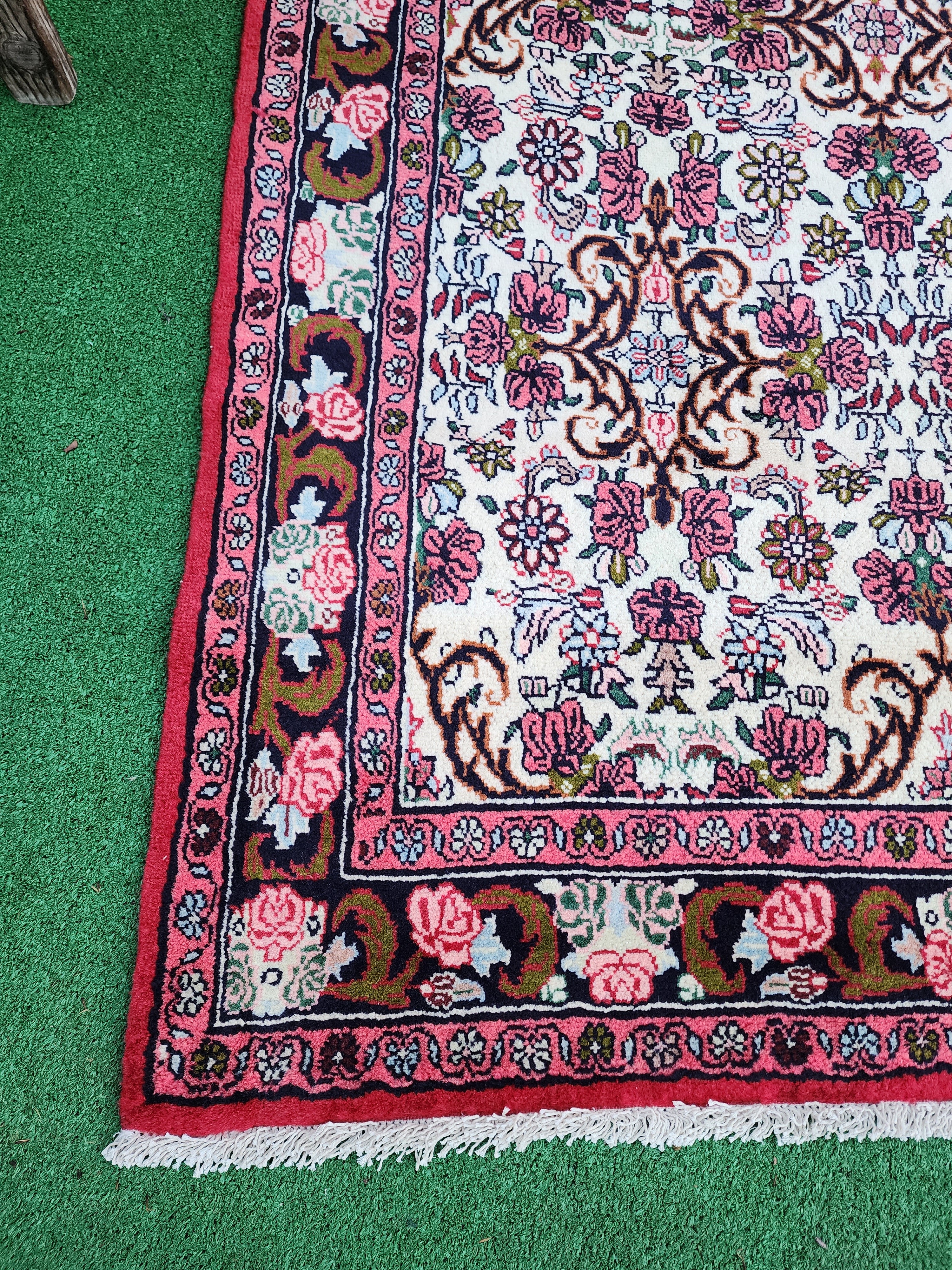 Vintage Persian Area Rug,Tribal Nomadic Bohemian Rustic Rug 5'8"x3'6"