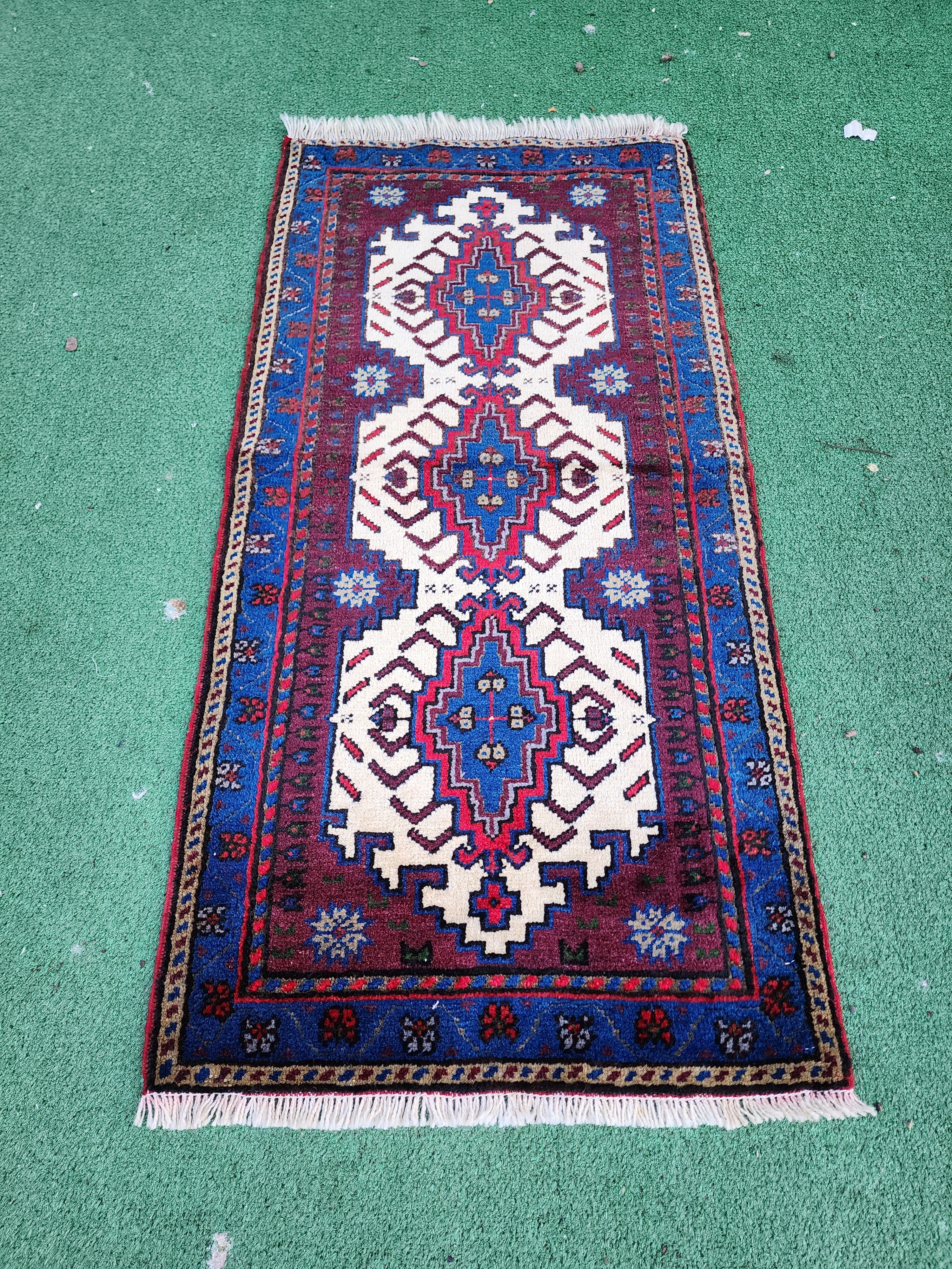 Vintage Turkish Taspinar Rug 3'5''X1'8''