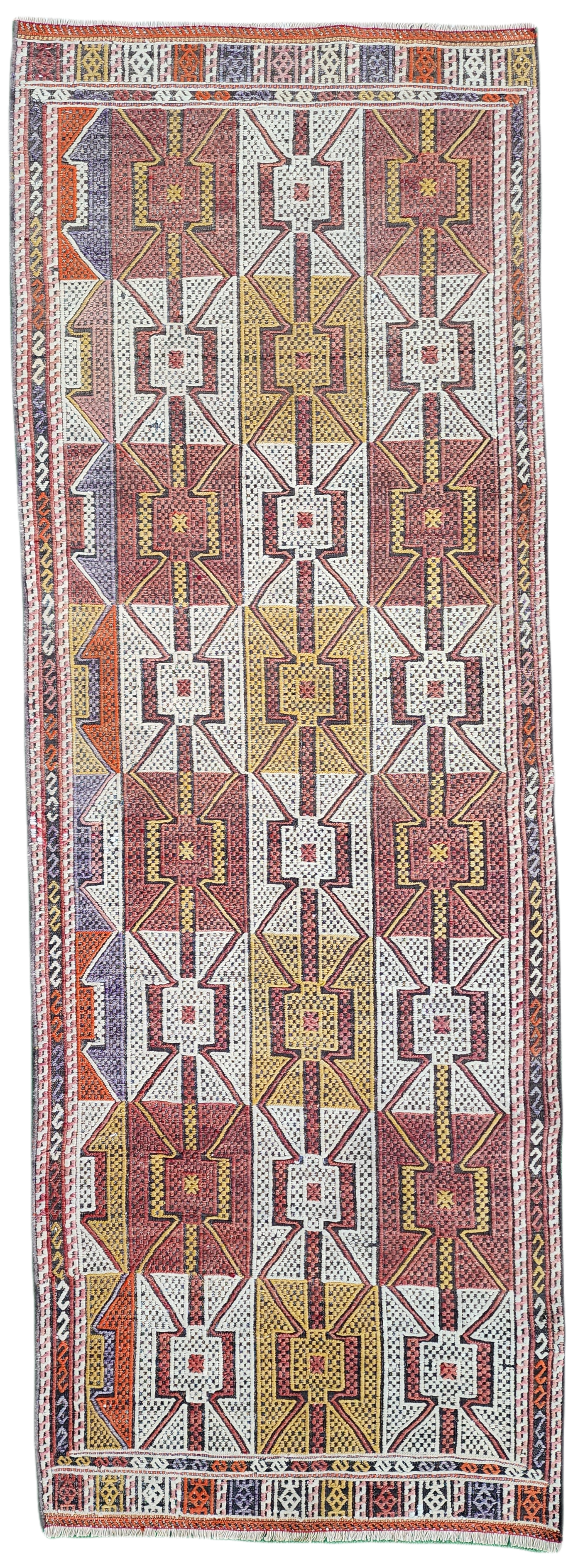 Ayşe — Vintage Kilim Wool Runner Rug