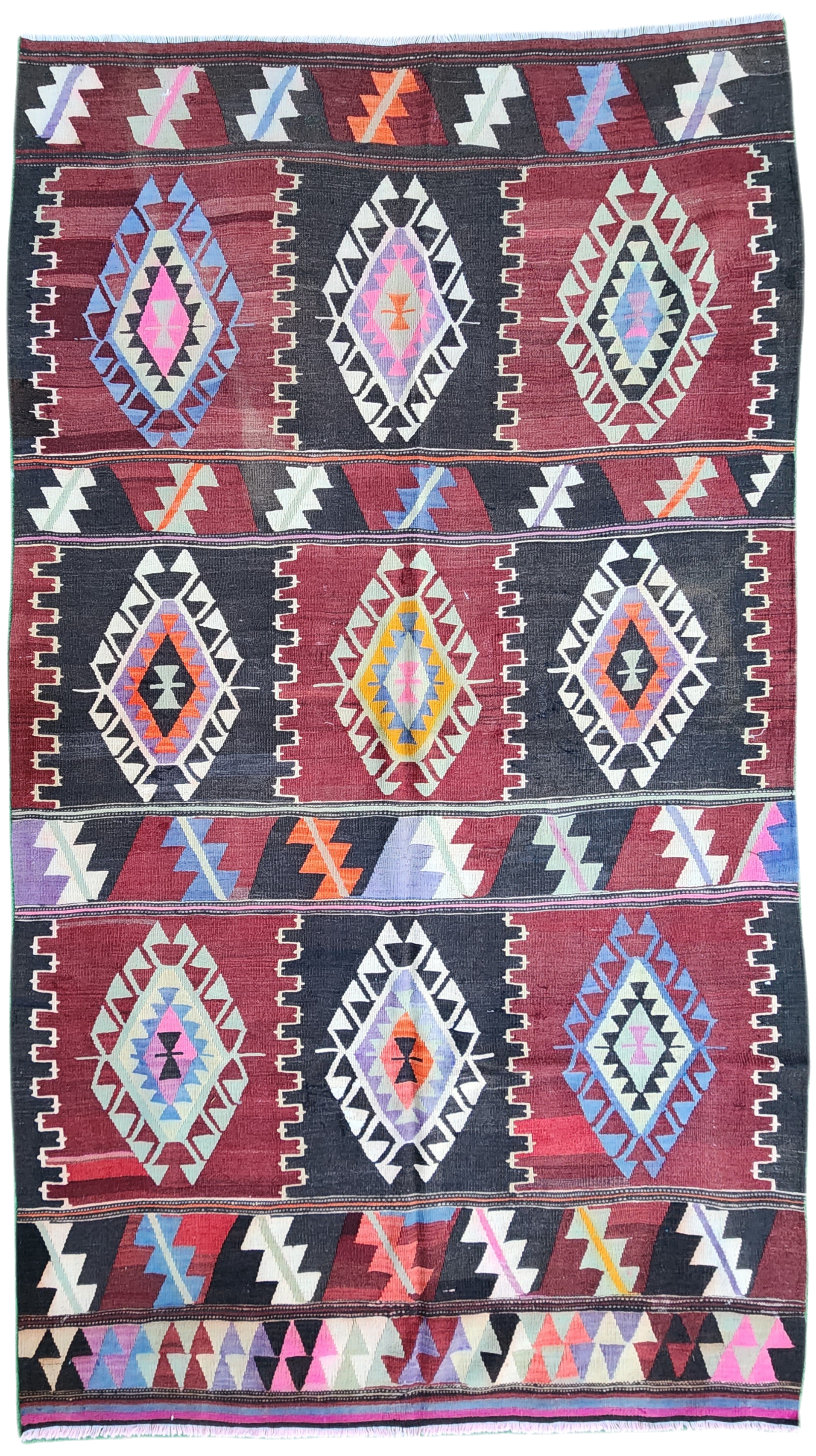 Denizle Turkish Kilim Rug 7'7''x4'6''