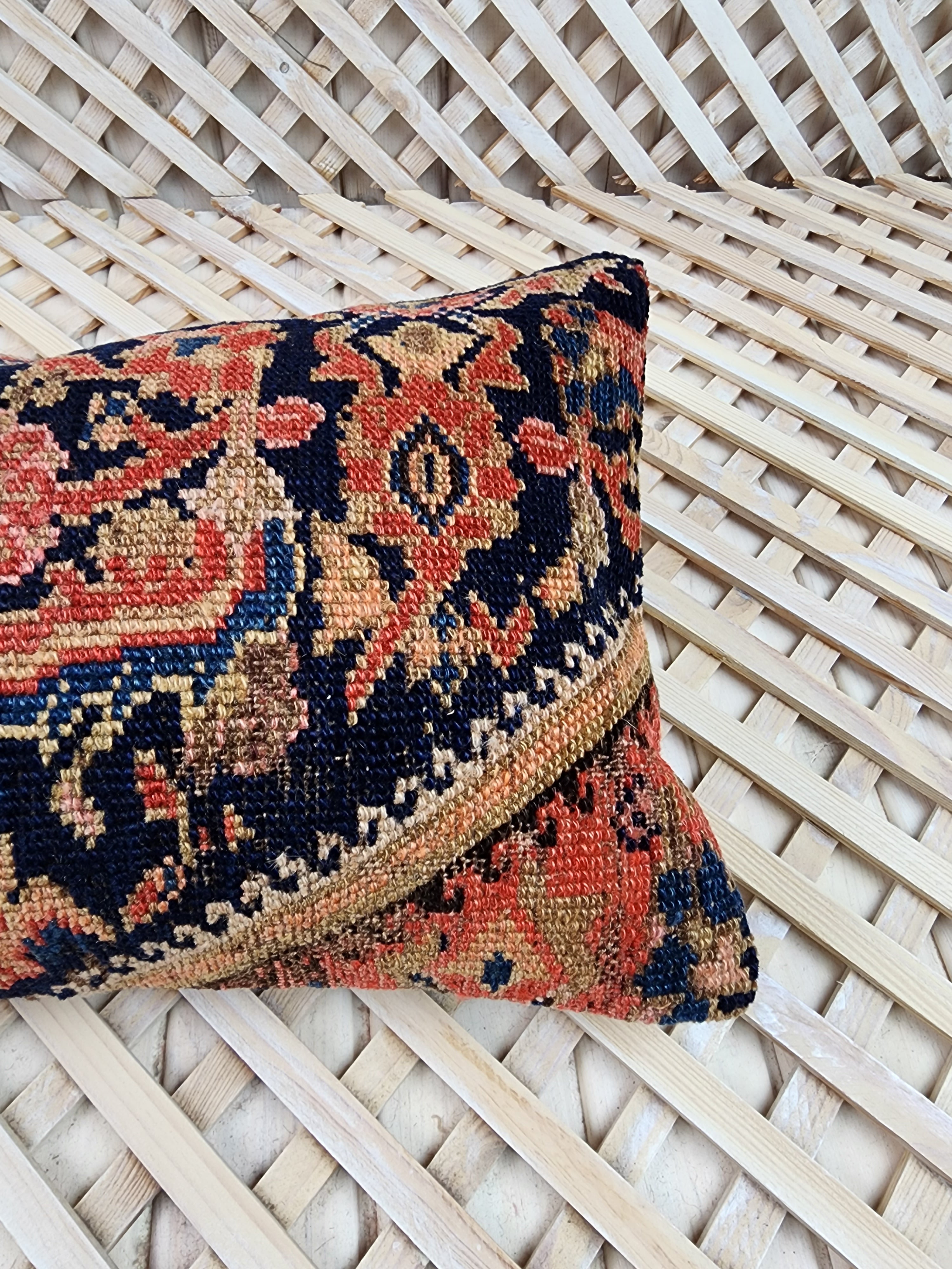 vintage Turkish Pillow Cover — in setting