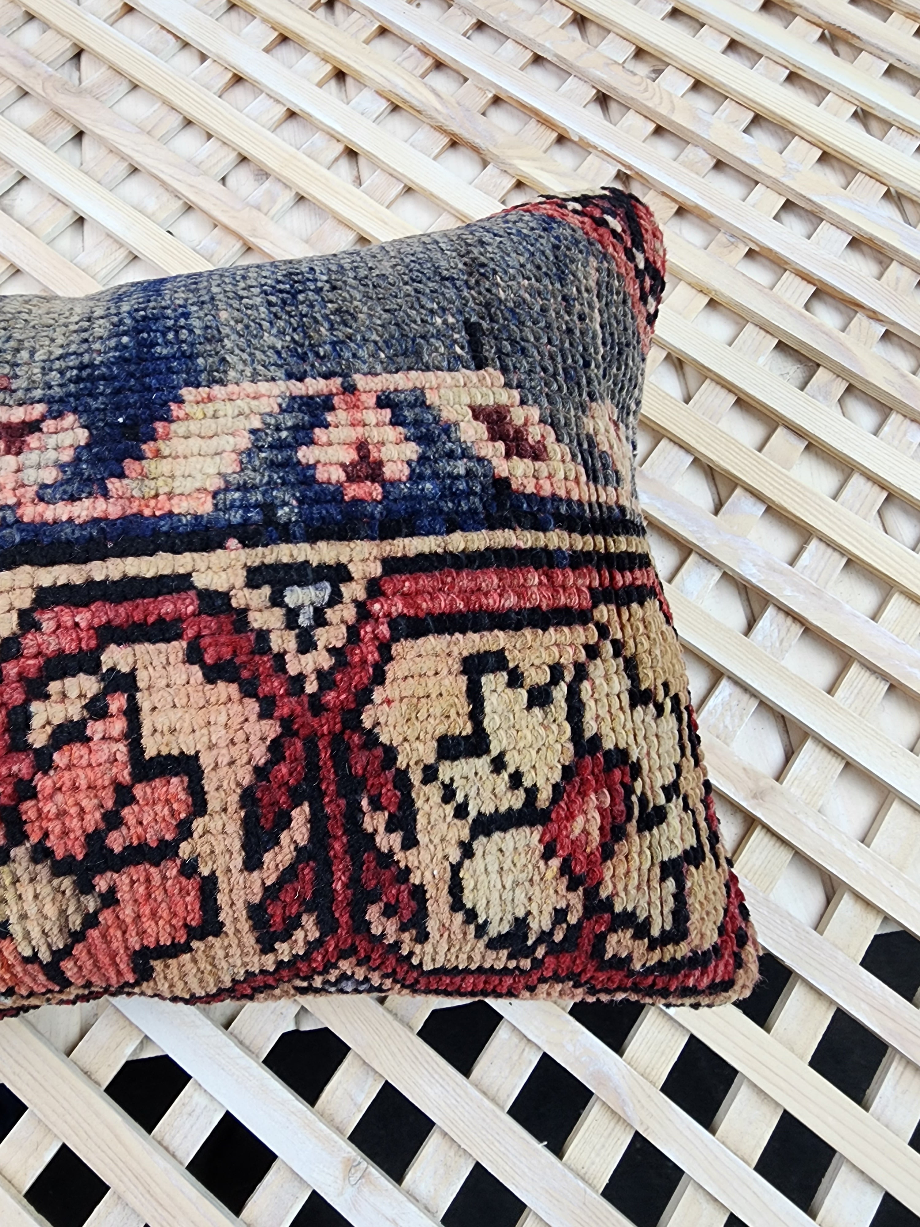 vintage Anatolian Pillow Cover — pattern close-up