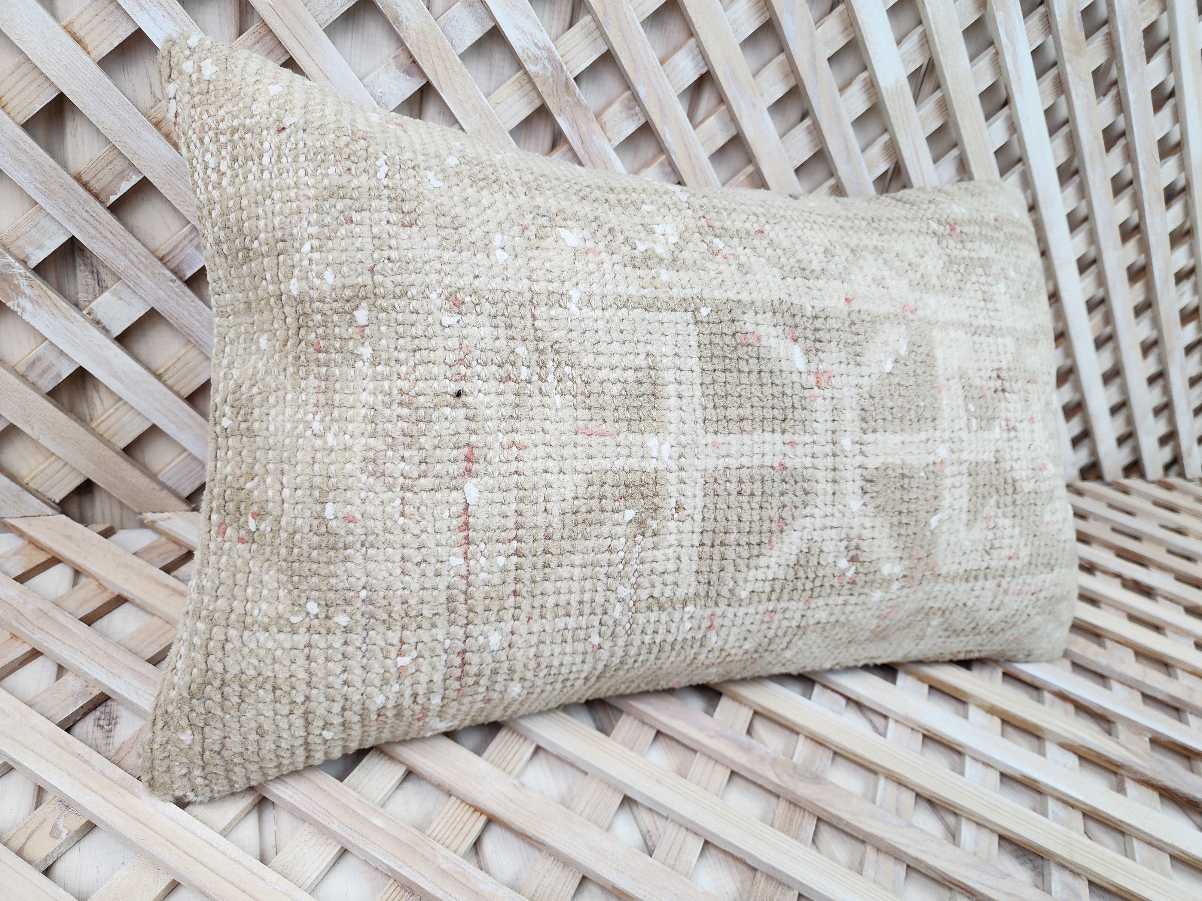 vintage Anatolian Pillow Cover — back view