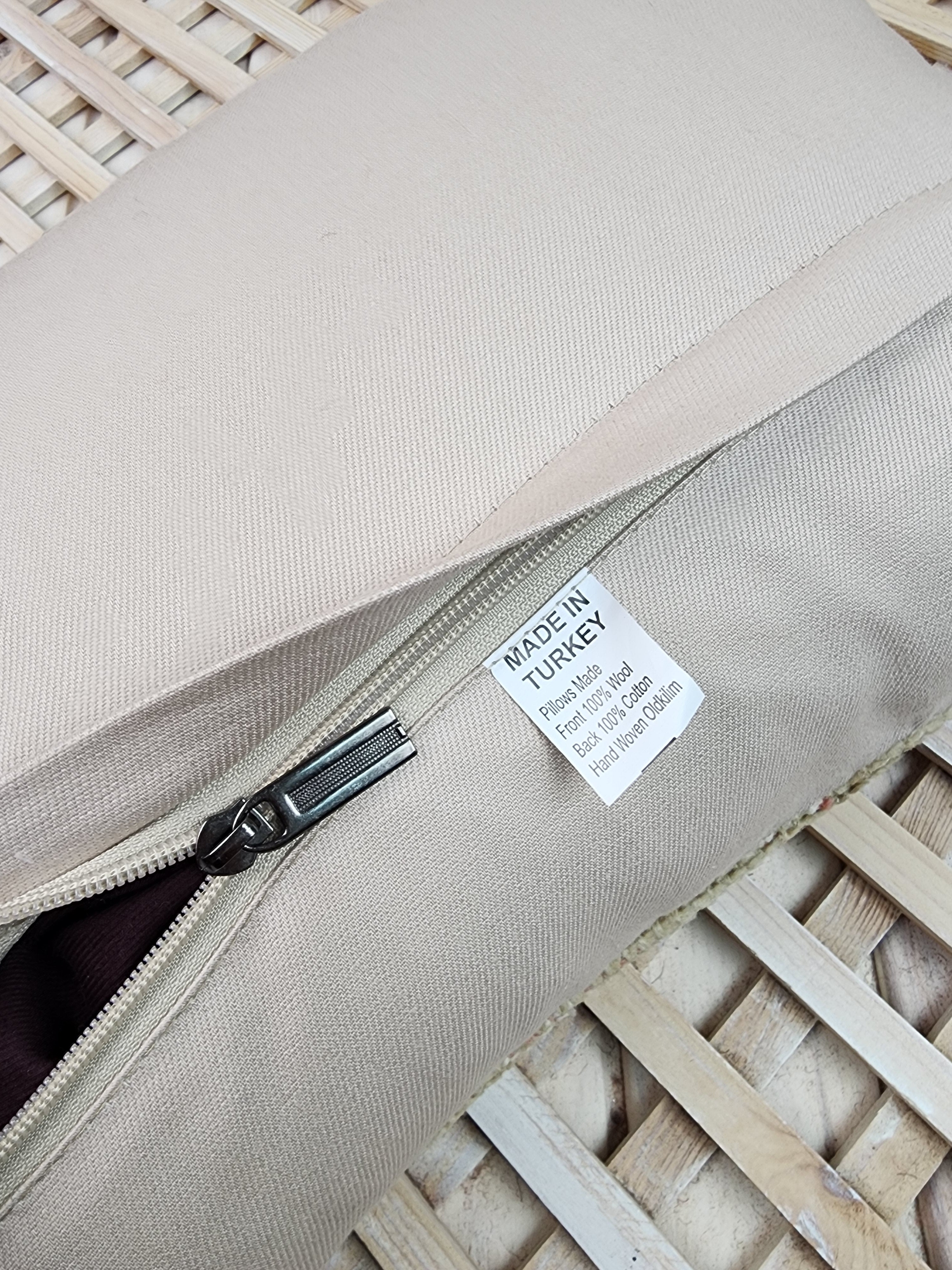 Vintage Carpet Pillow Cover 12x20 inch