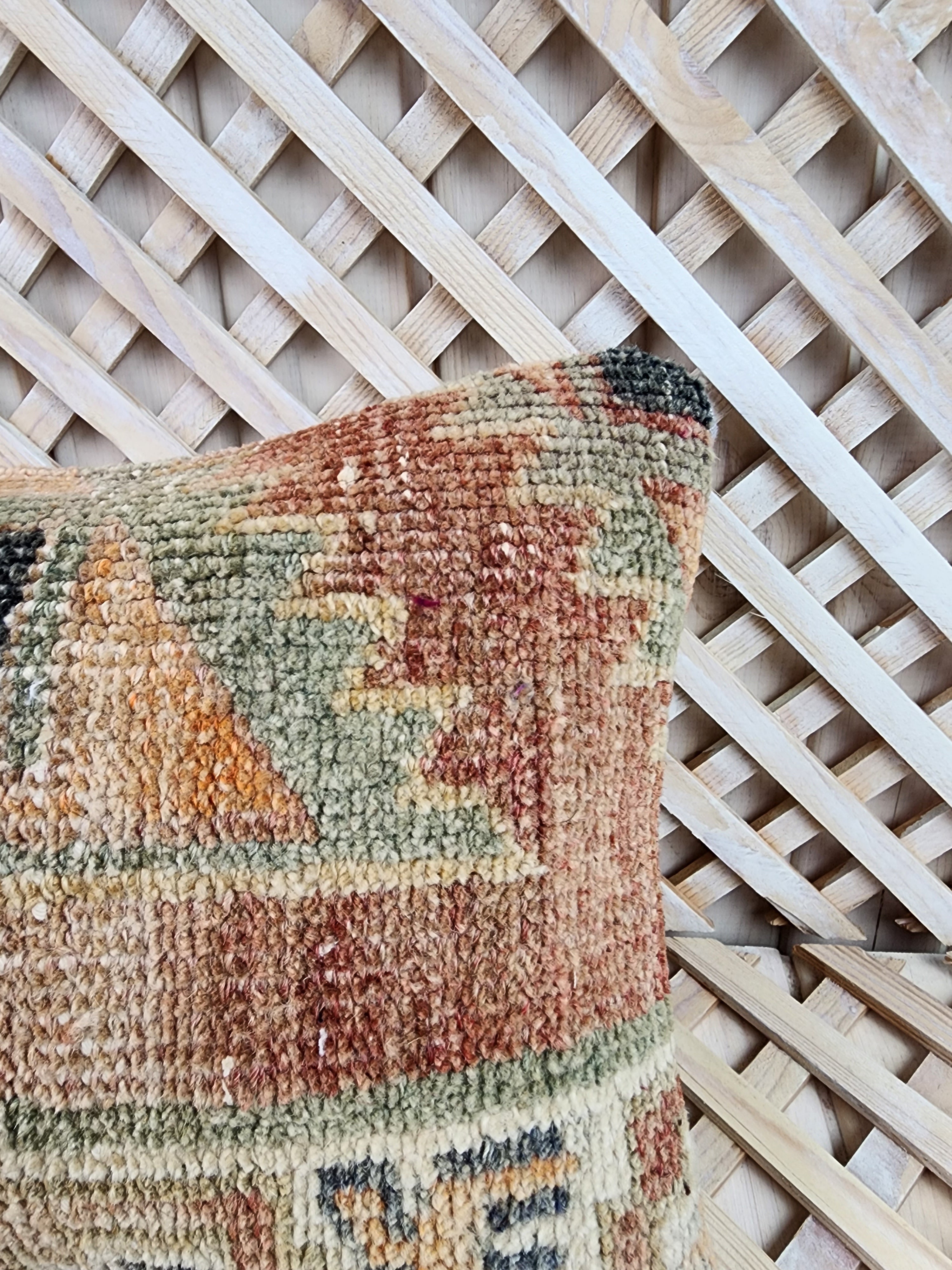 vintage Anatolian Pillow Cover — pattern close-up