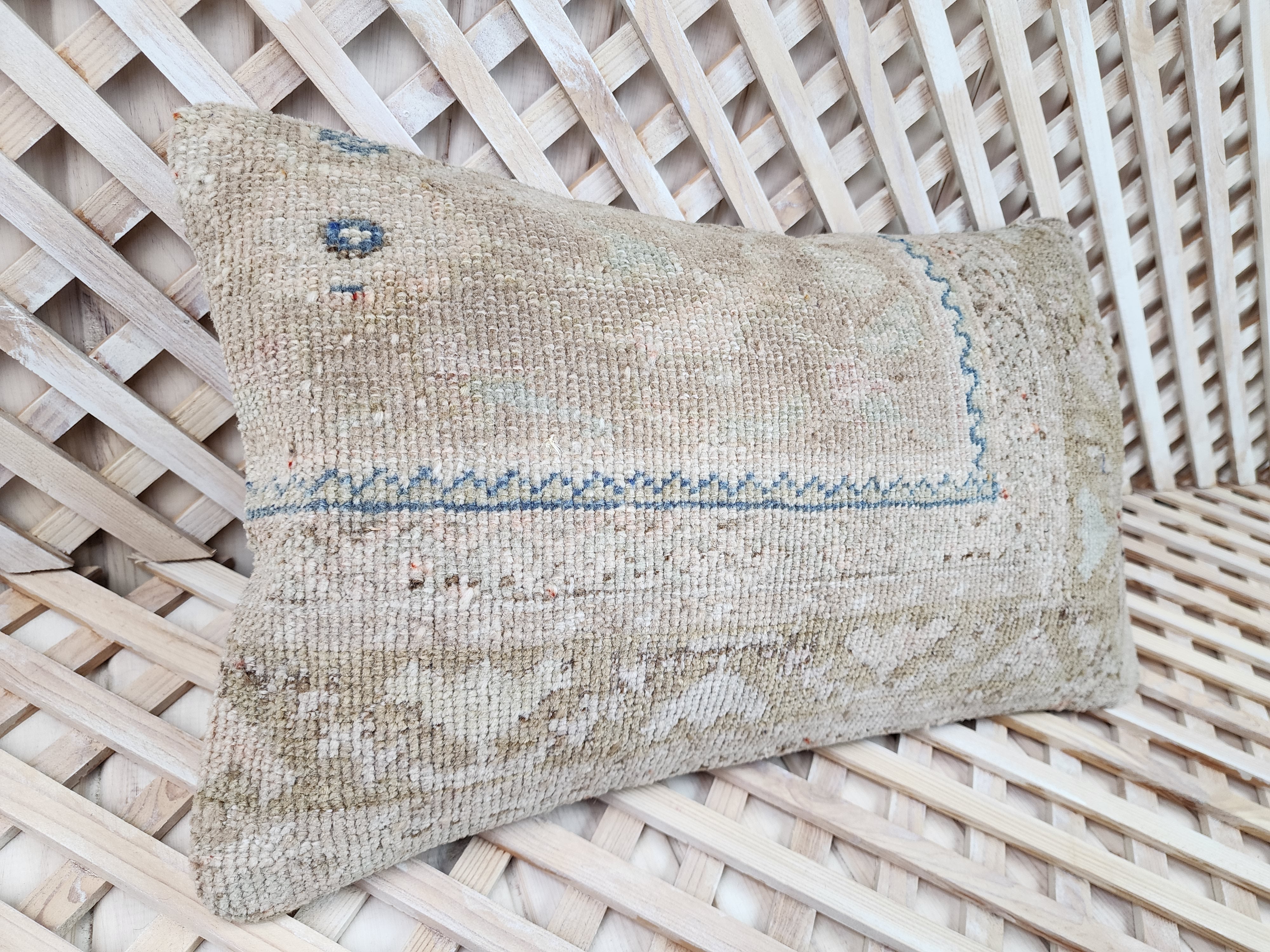 Vintage Carpet Pillow Cover 12x20 inch