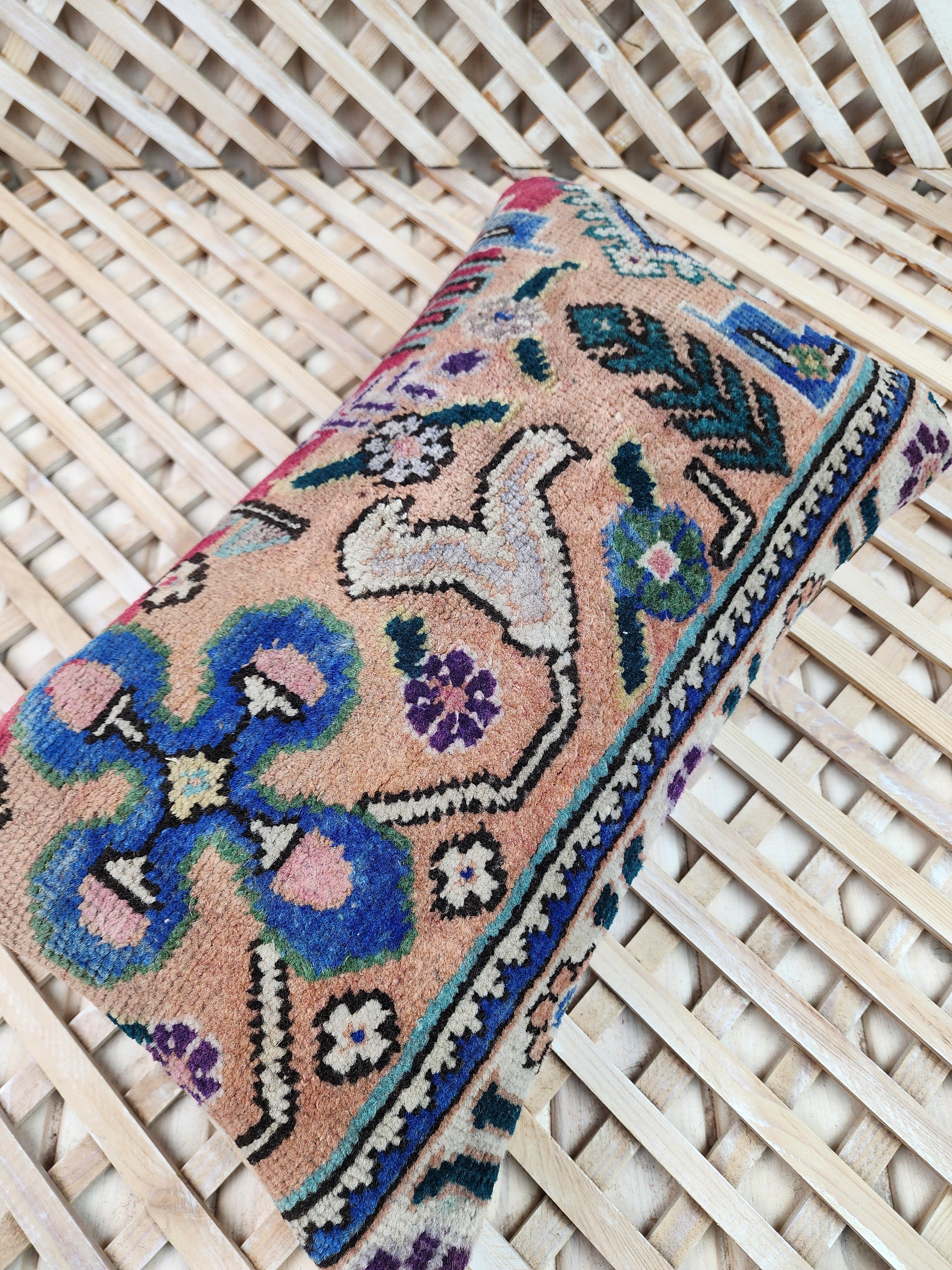 vintage Anatolian Pillow Cover — in setting