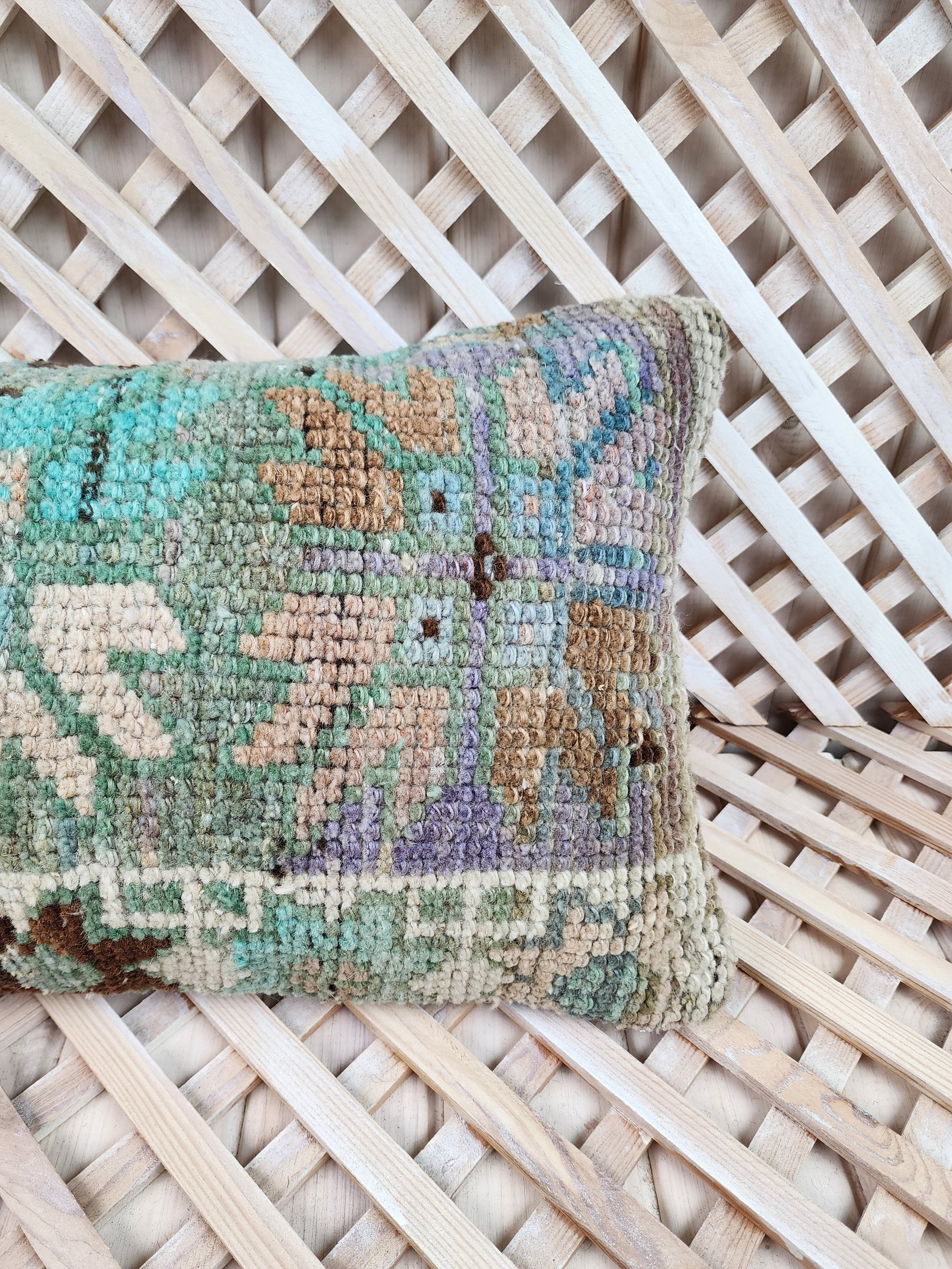 vintage Anatolian Pillow Cover — pattern close-up