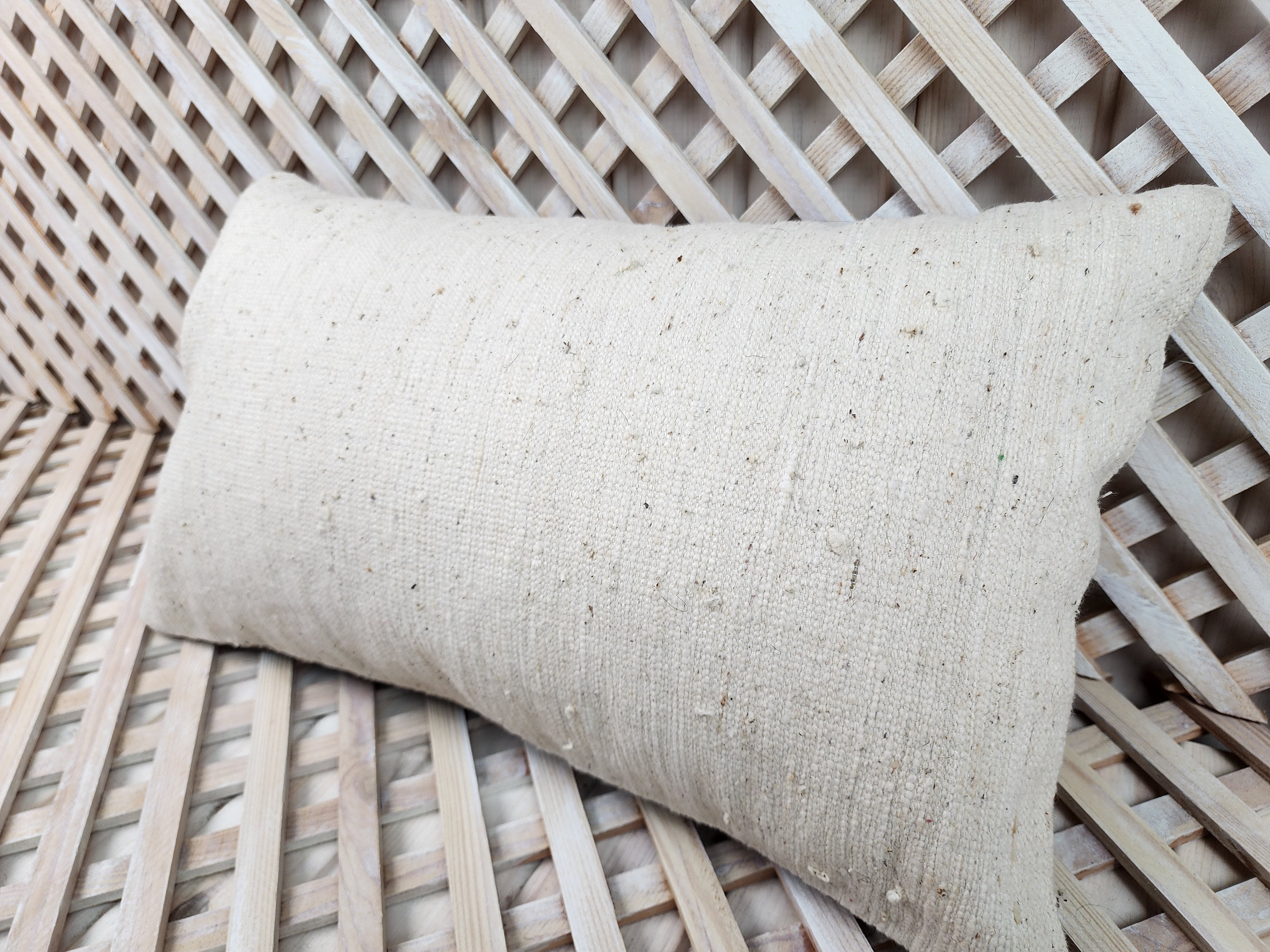 Lumbar Kilim Pillow Cover 12 x 20 in