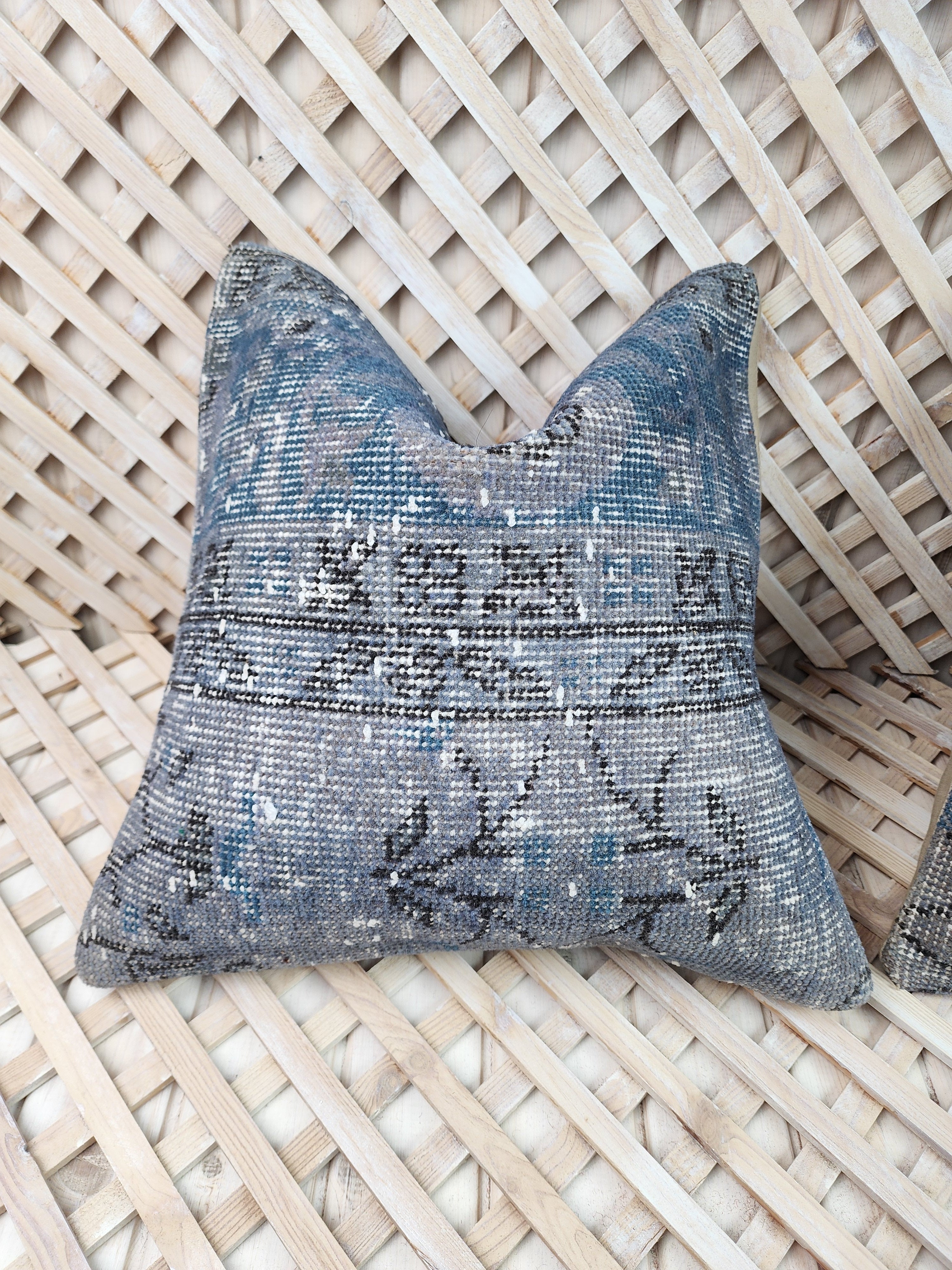 antique Persian Pillow Cover — in setting
