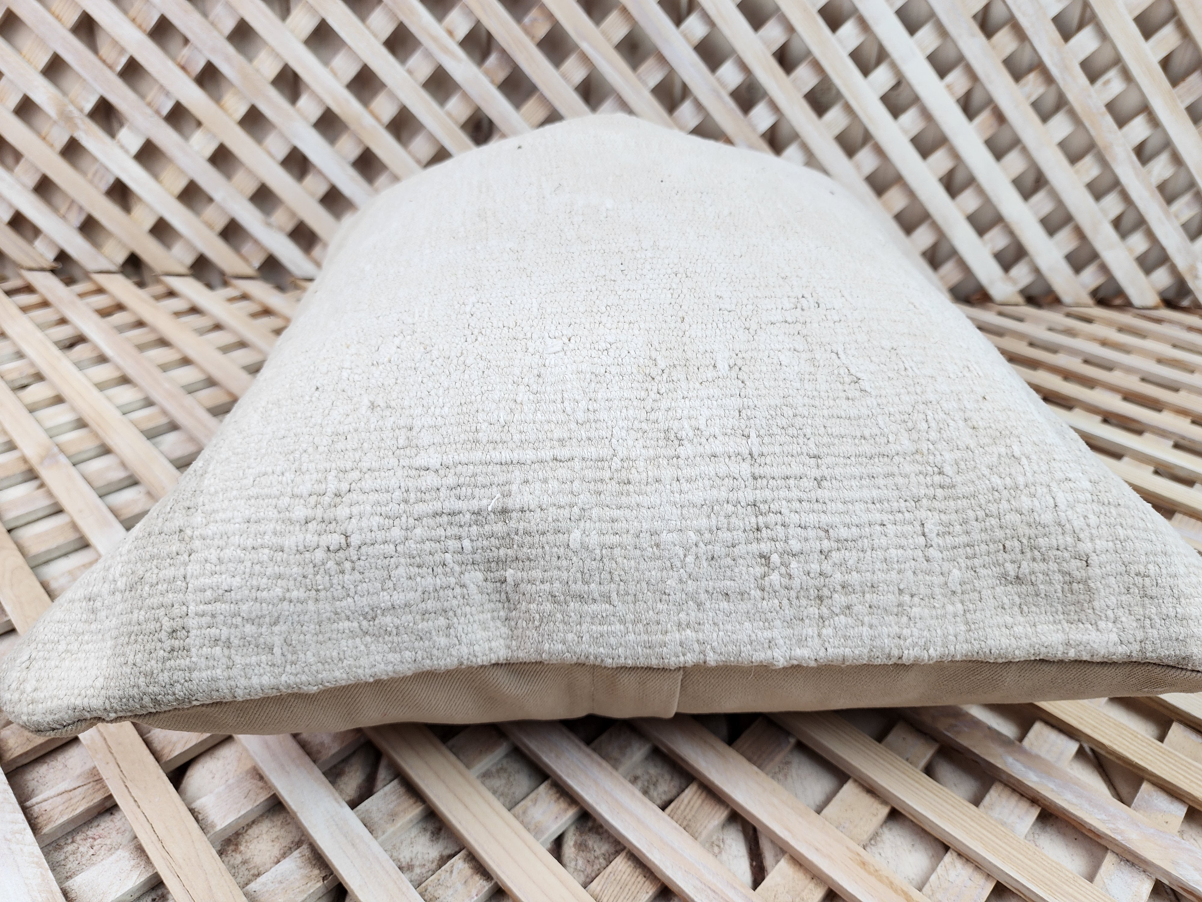 Hemp Kilim Pillow Cover 16 x 16 in
