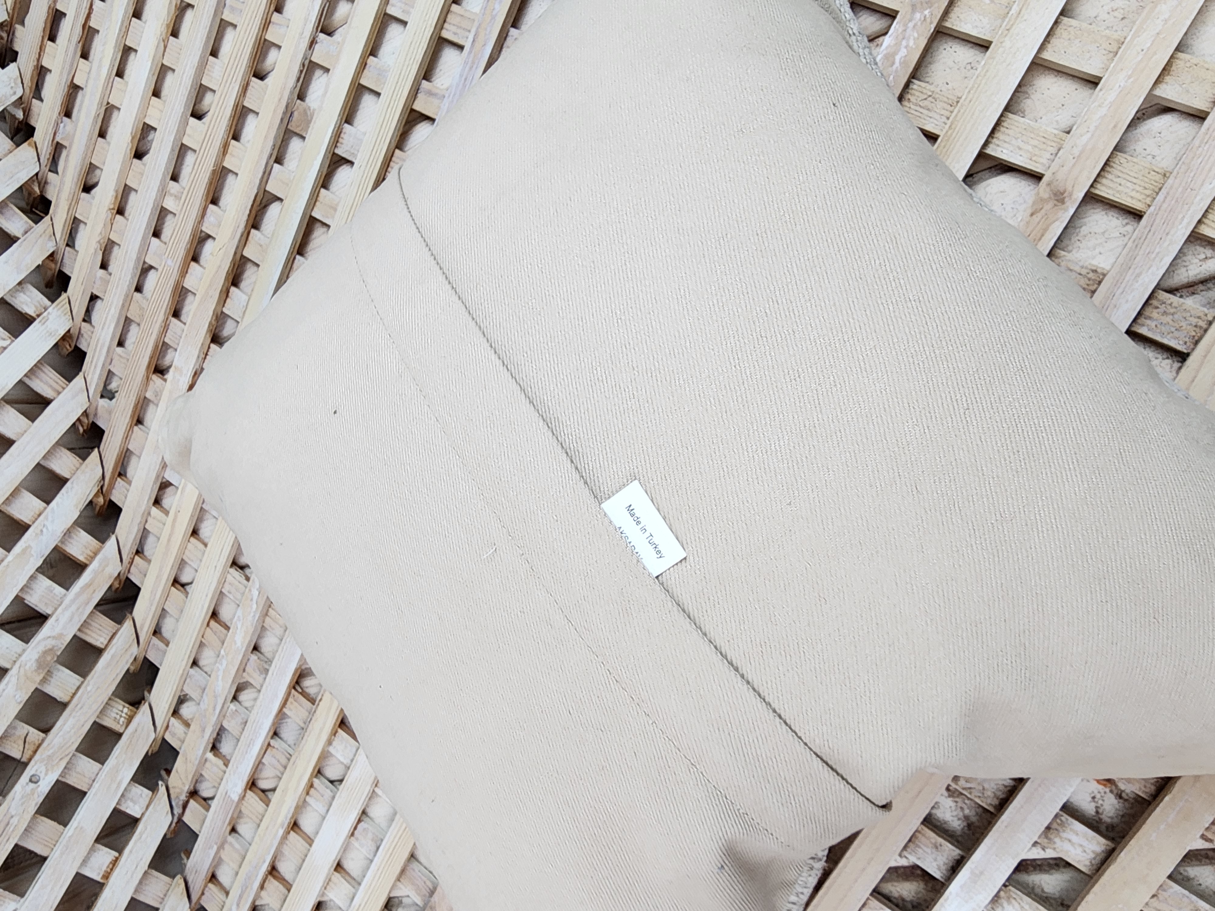 Hemp Kilim Pillow Cover 16 x 16 in