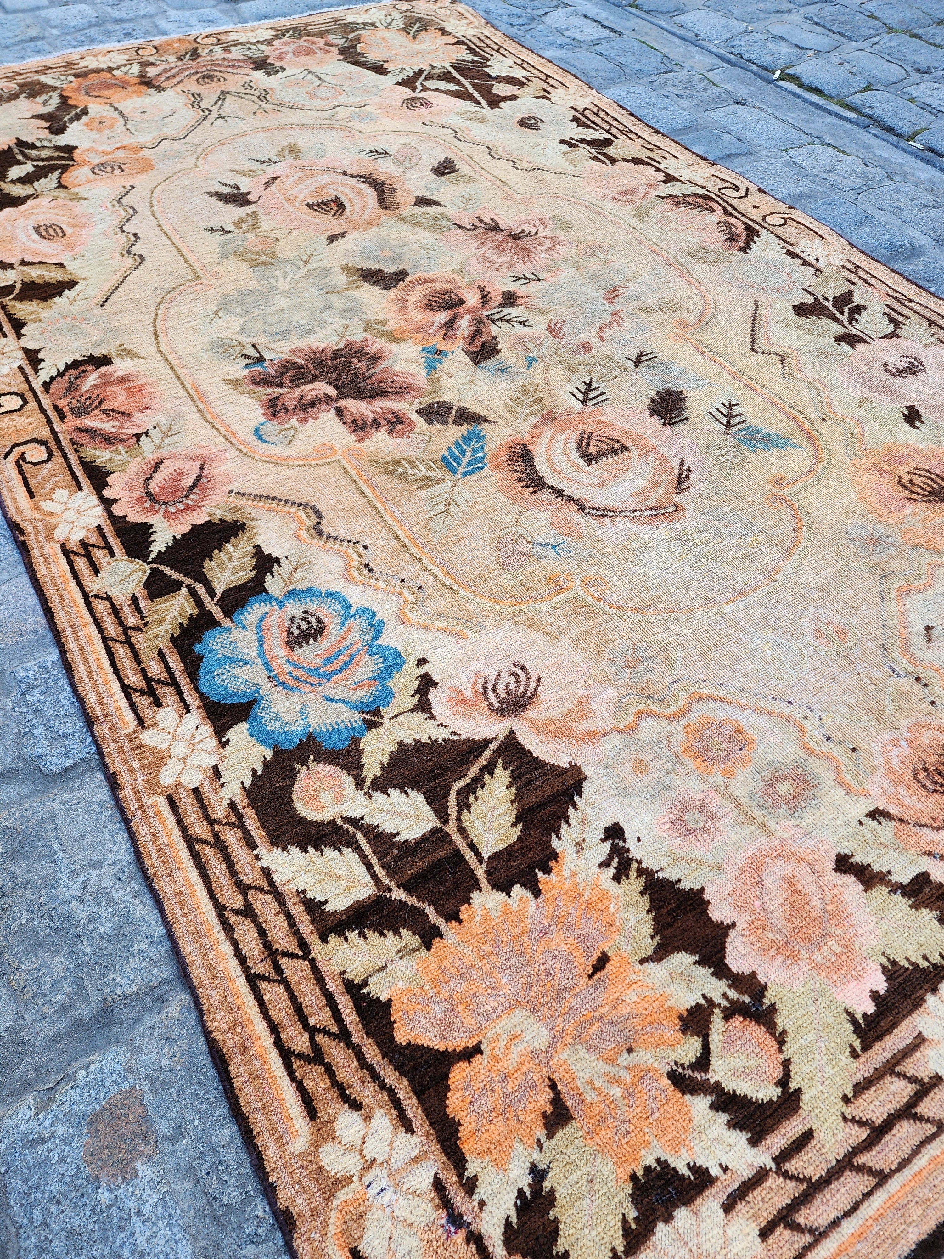 Reserved for Mr. Stef Albert, Antique Moldovan Pile Carpet