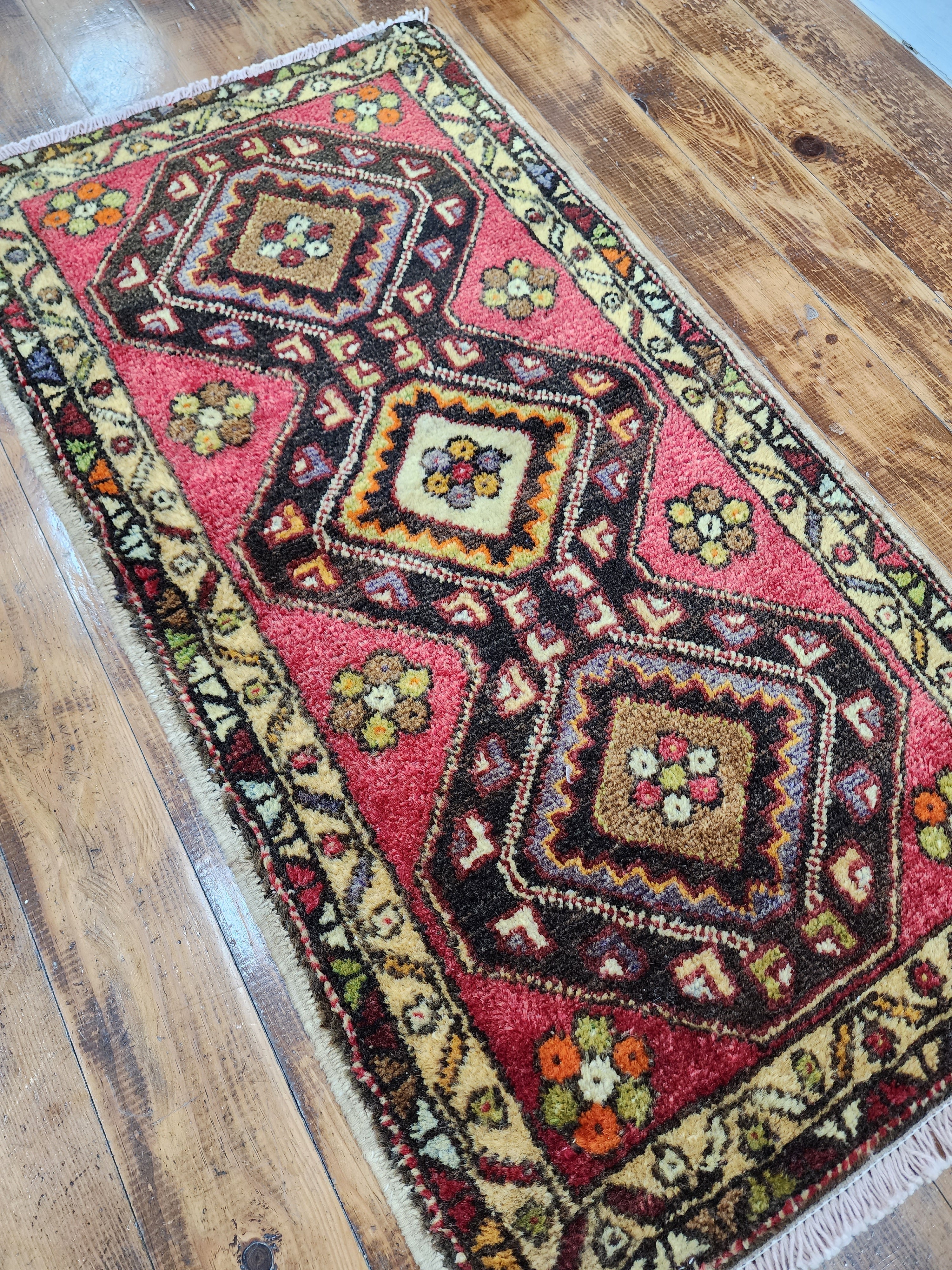 vintage Sivas Small Rug — back view