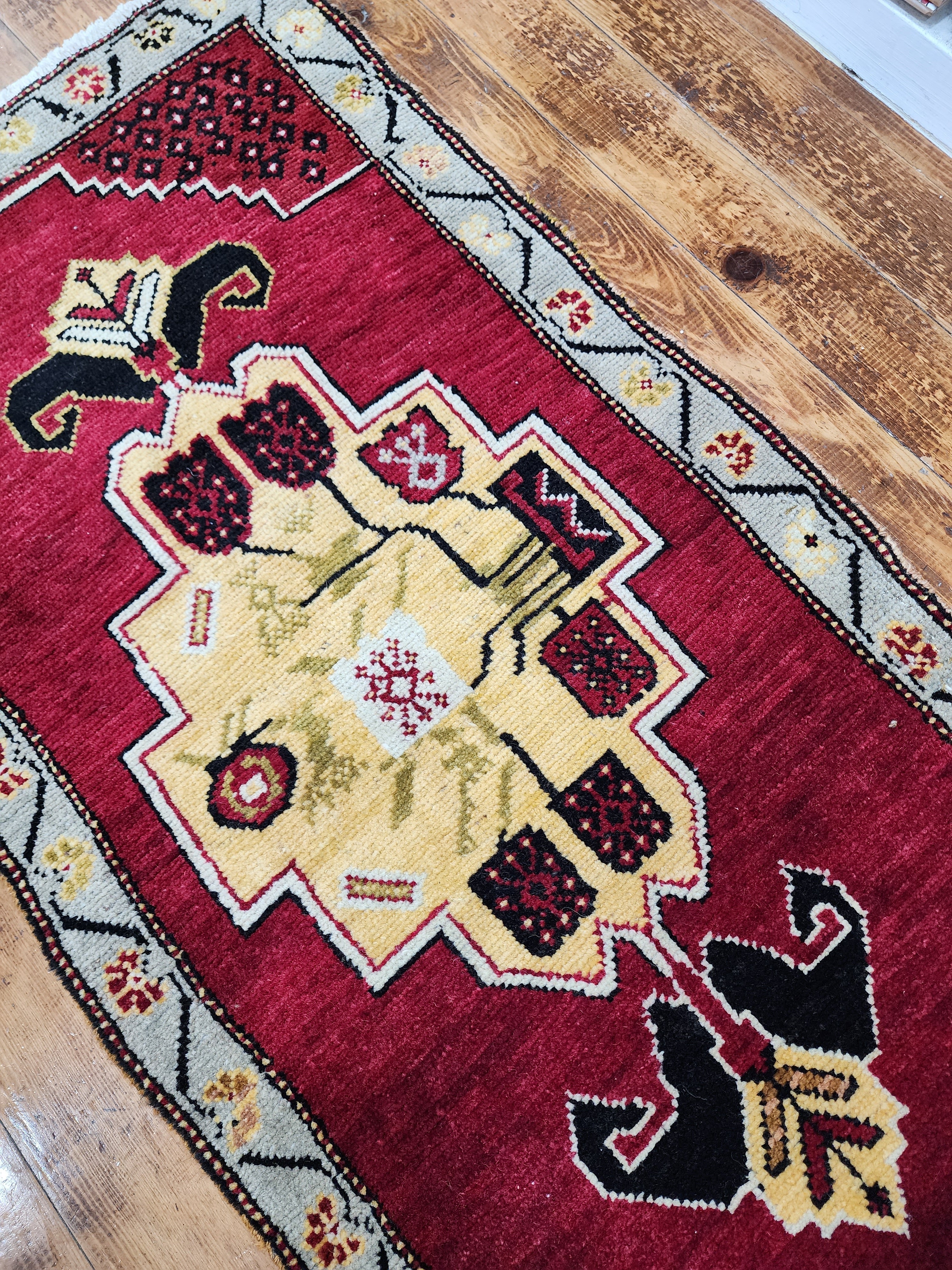 vintage Anatolian Small Rug — in setting