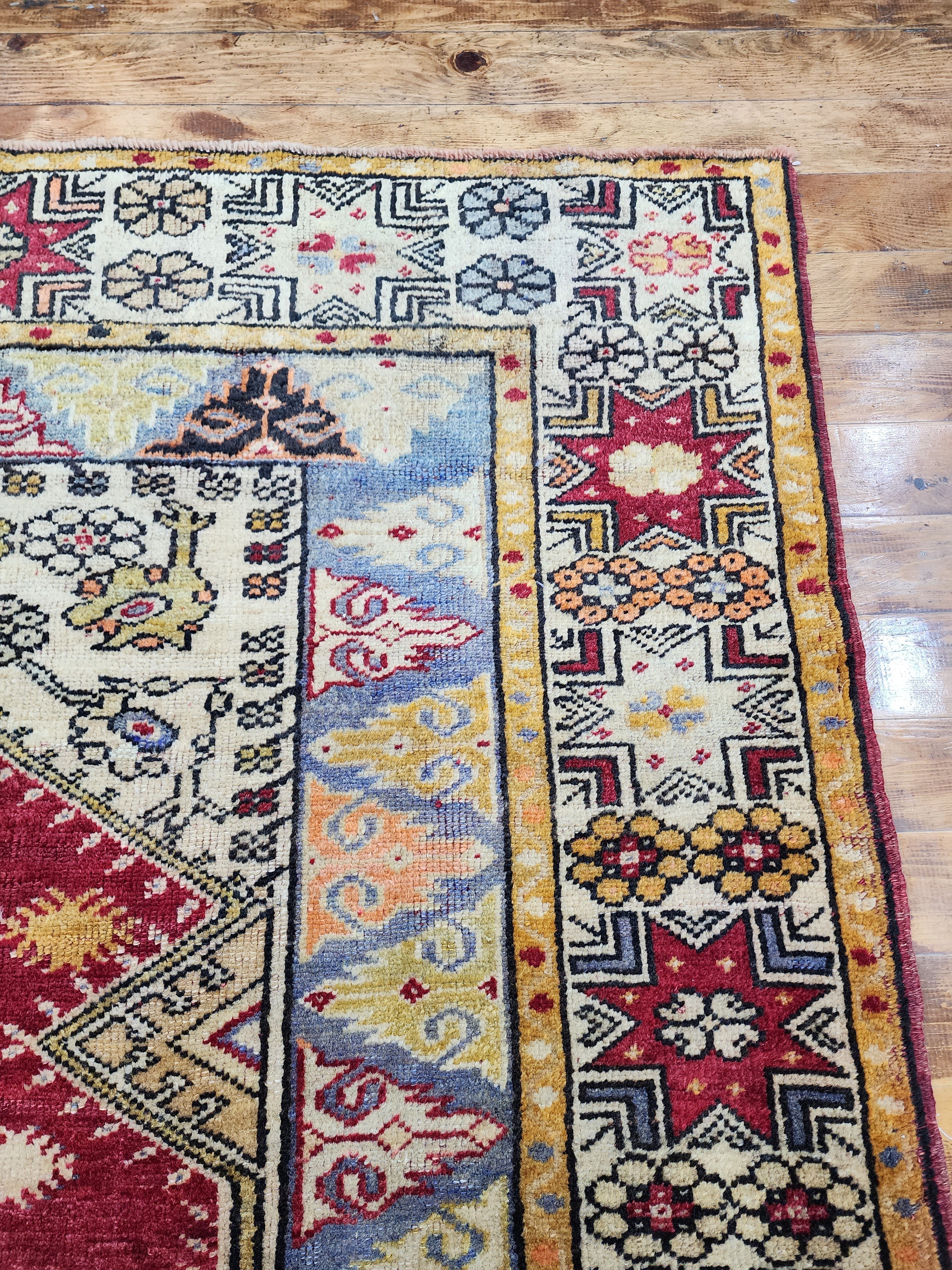 vintage Milas Area Rug — edge weave