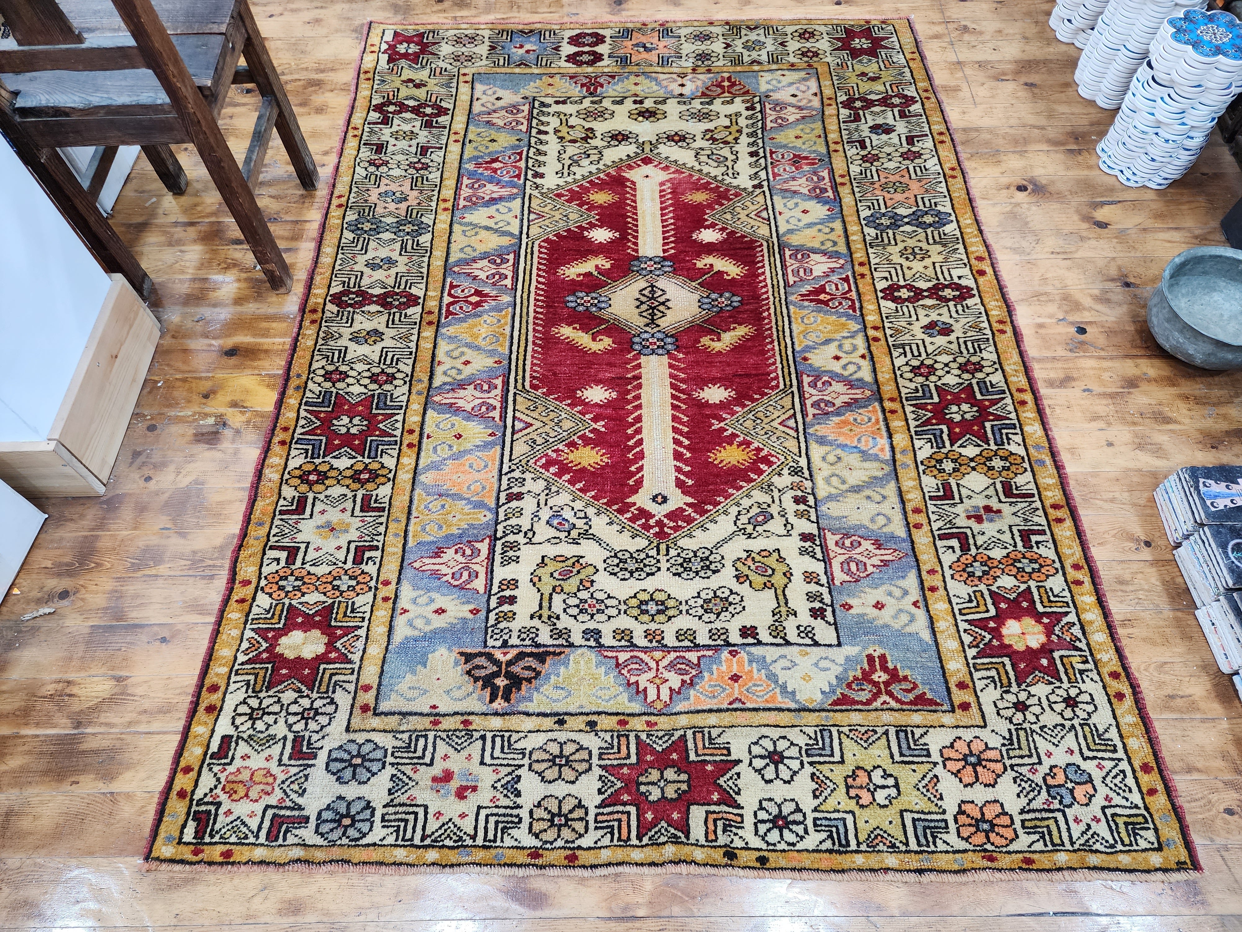 vintage Milas Area Rug — styled view