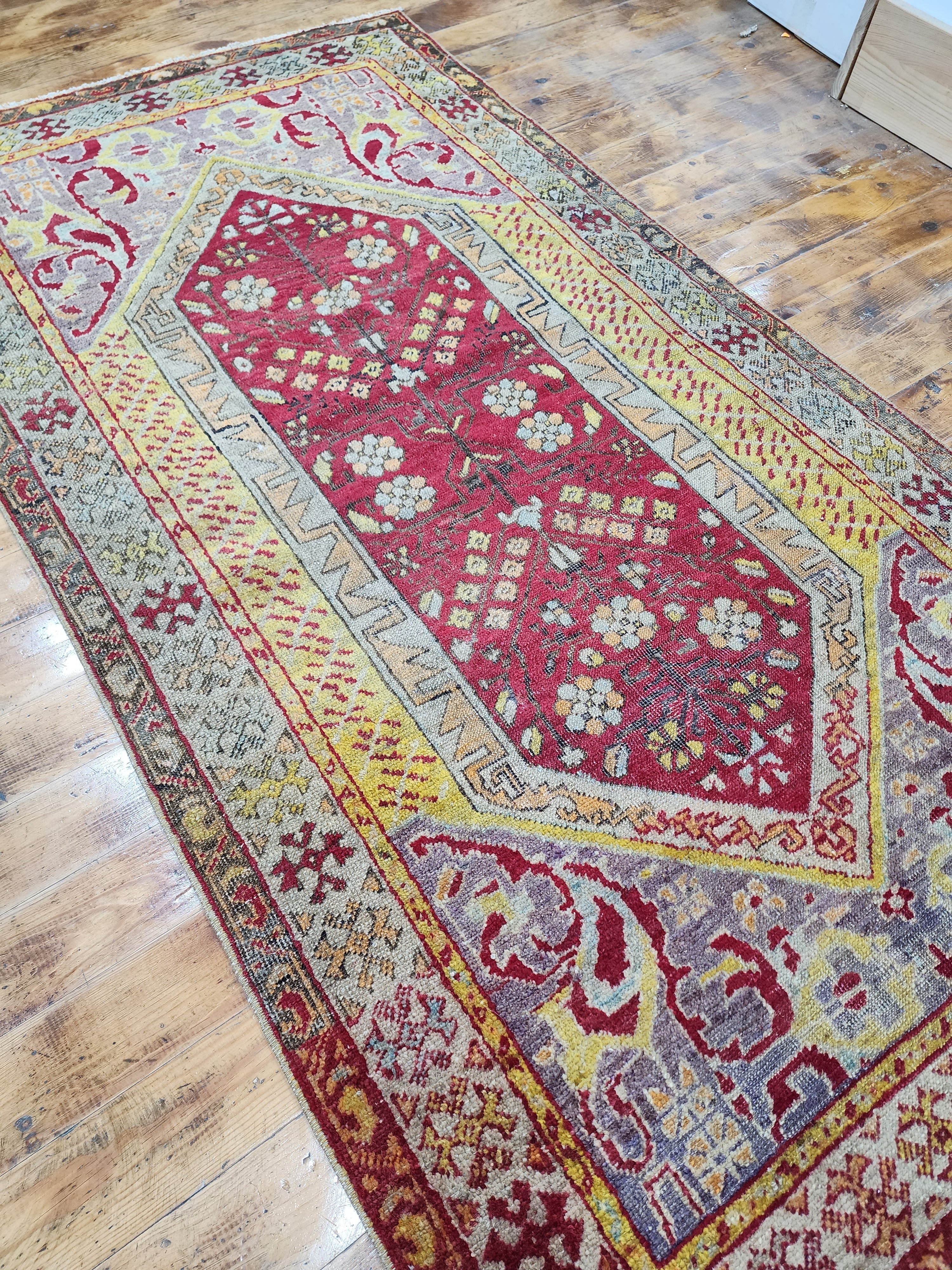 antique Sivas Small Rug — back view