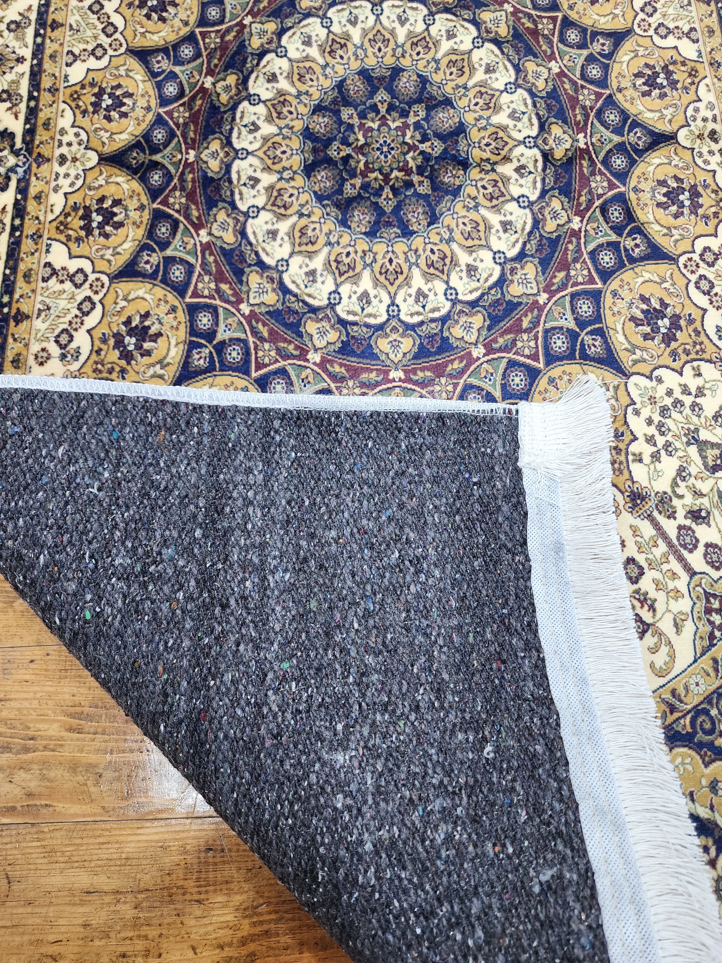 vintage Persian Silk Small Rug — in setting