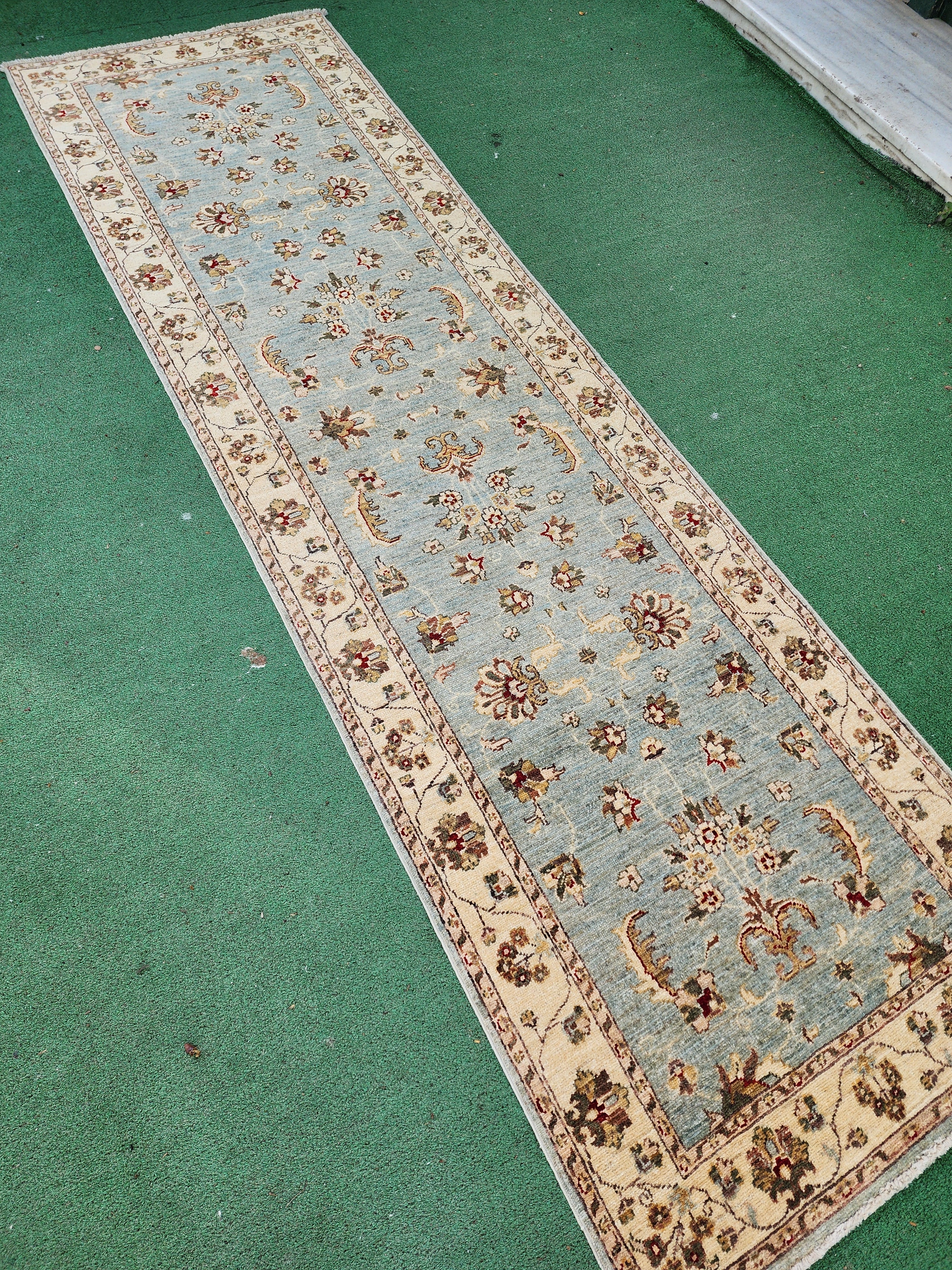Priscilla — Vintage Oushak Wool Runner Rug