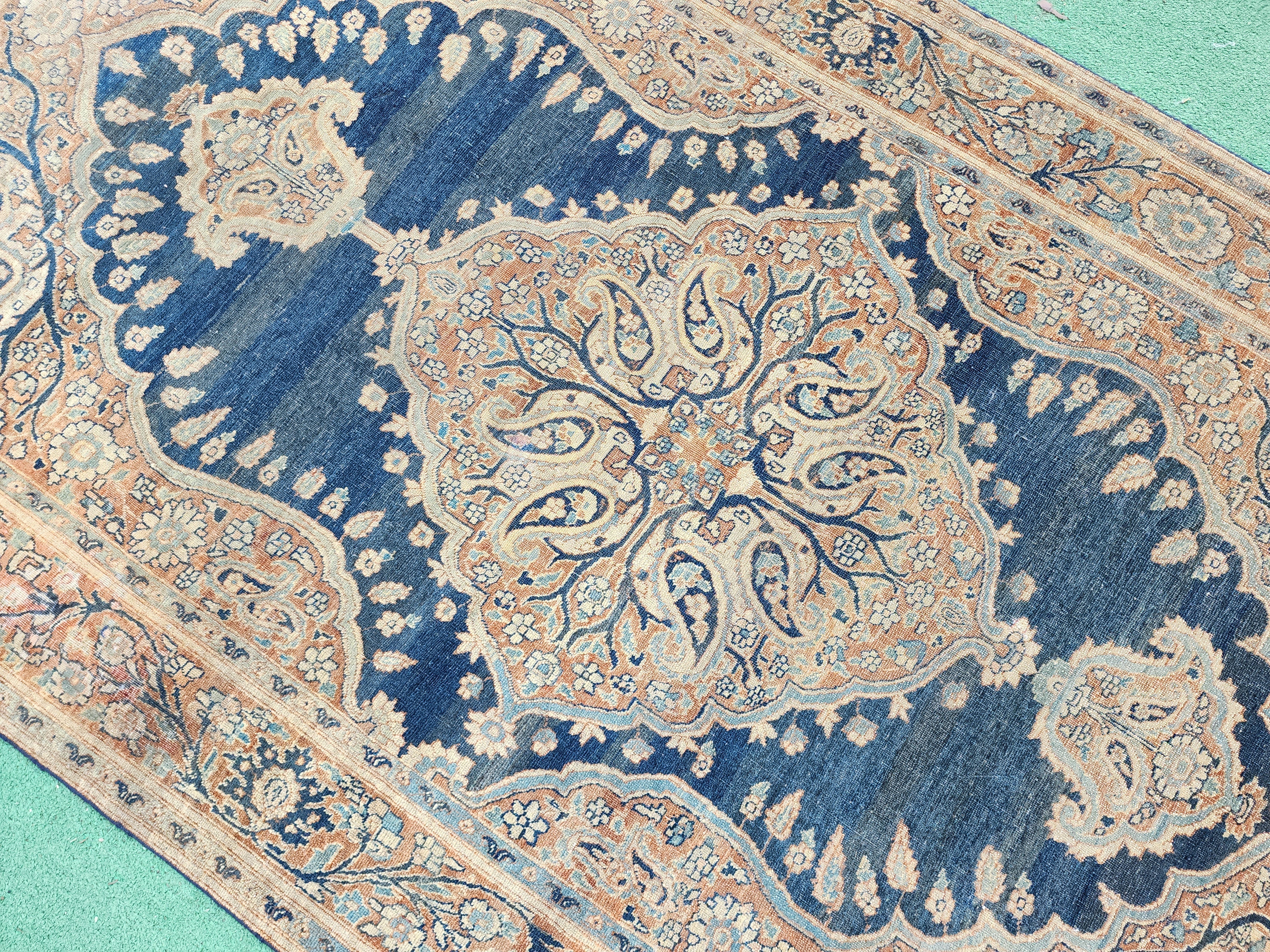 antique Persian Small Rug — in setting