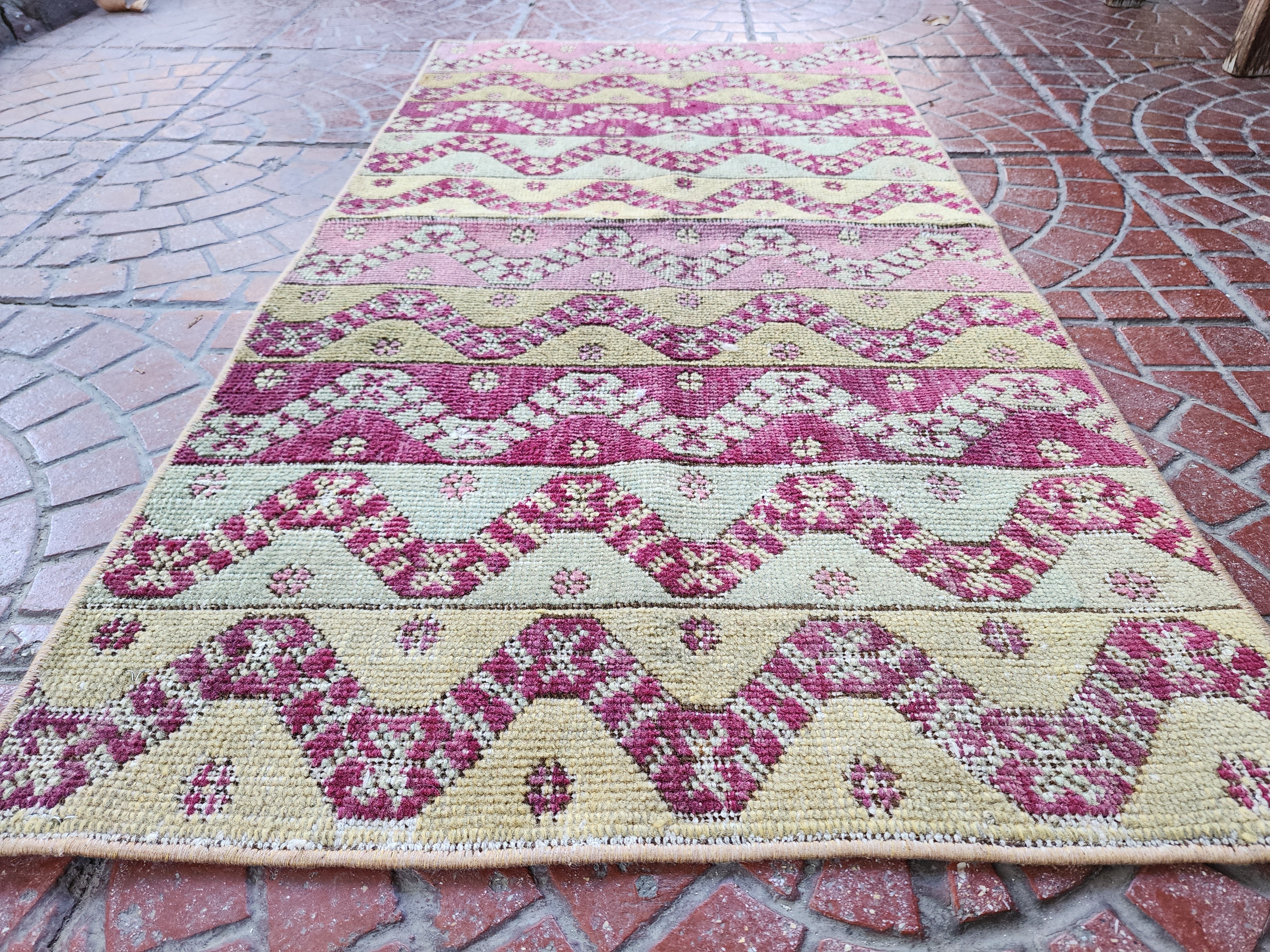 antique Anatolian Small Rug — in setting