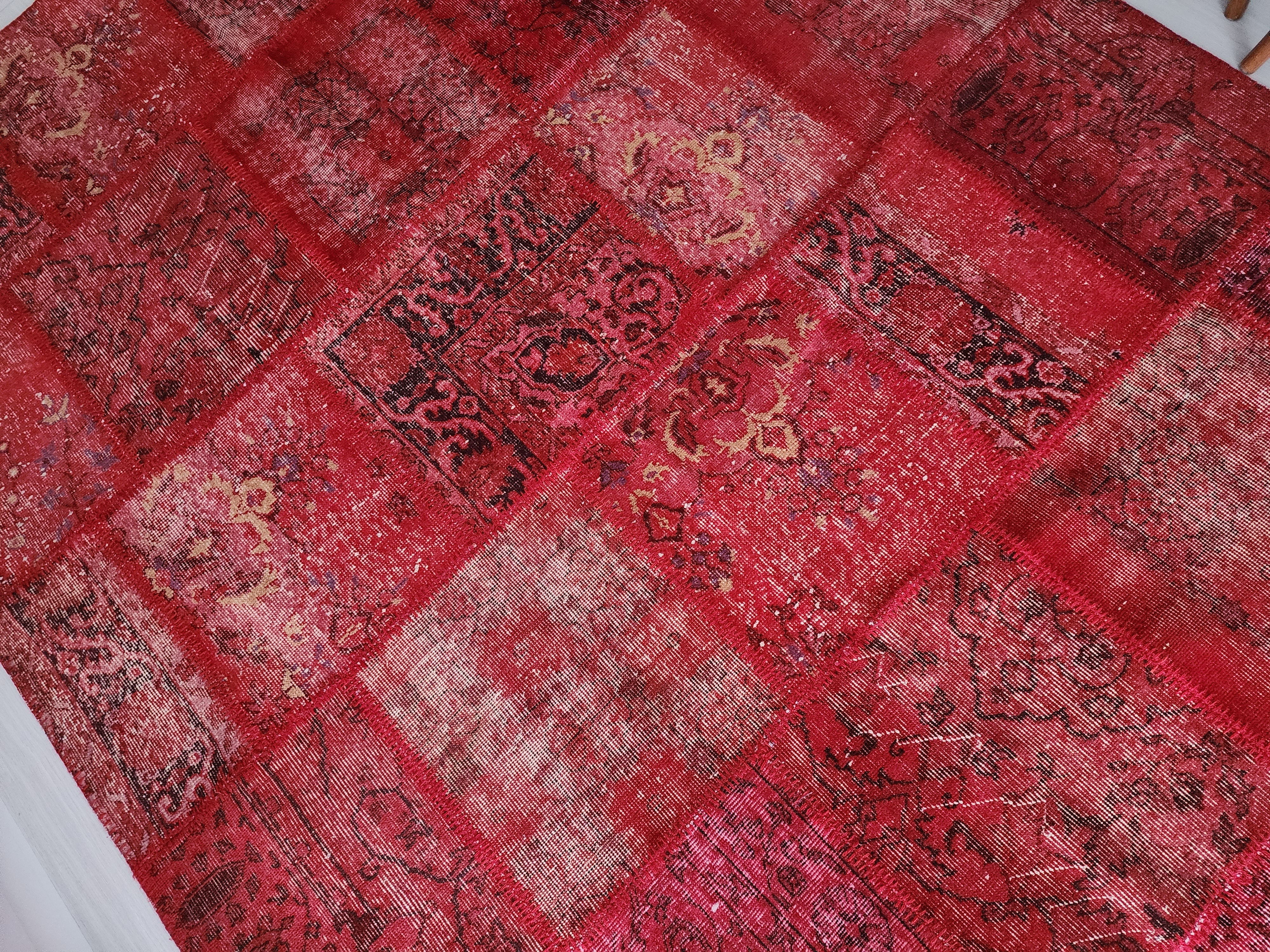 Red Pachwork Rug