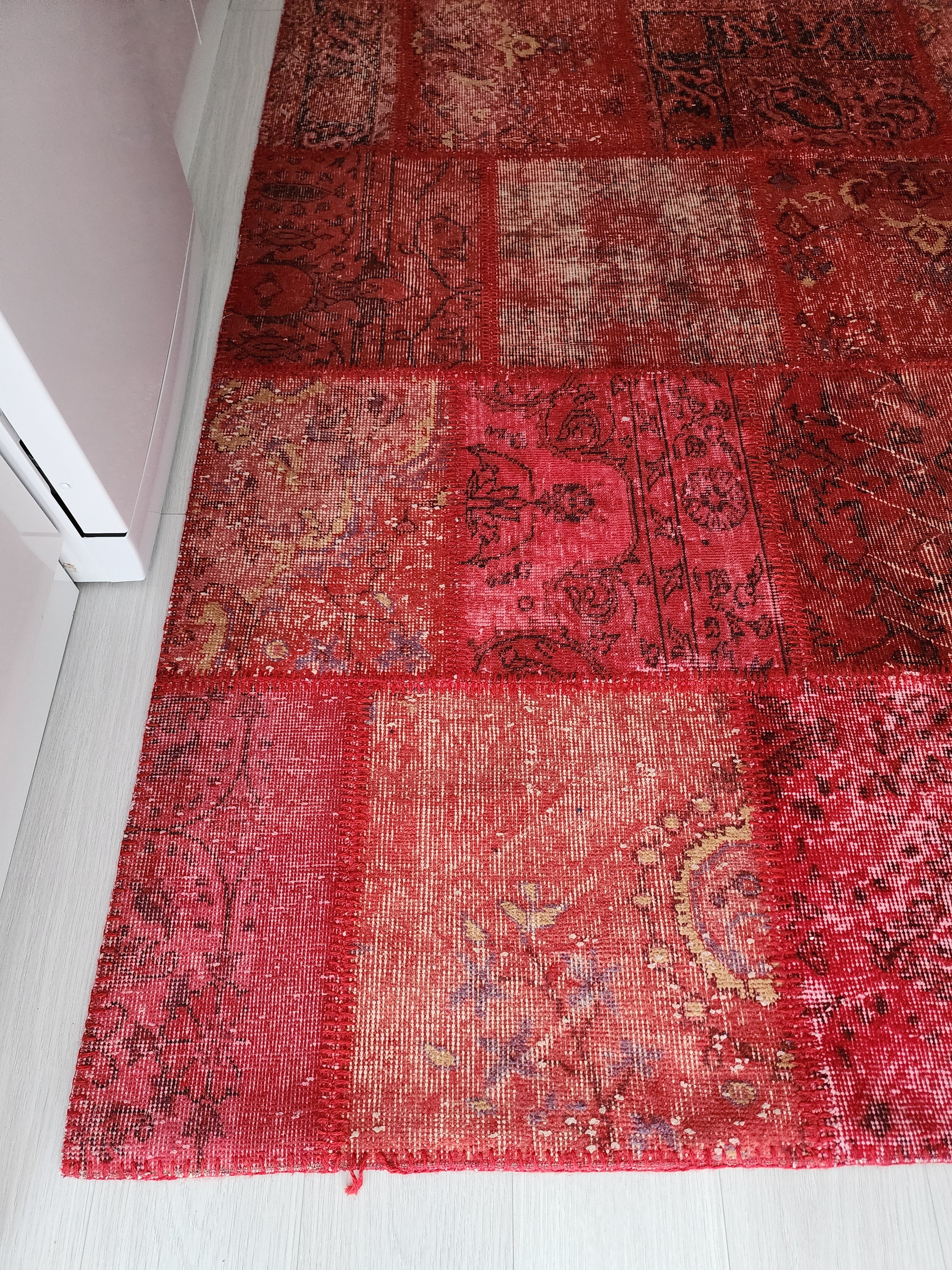 vintage Persian Wool Area Rug — in setting