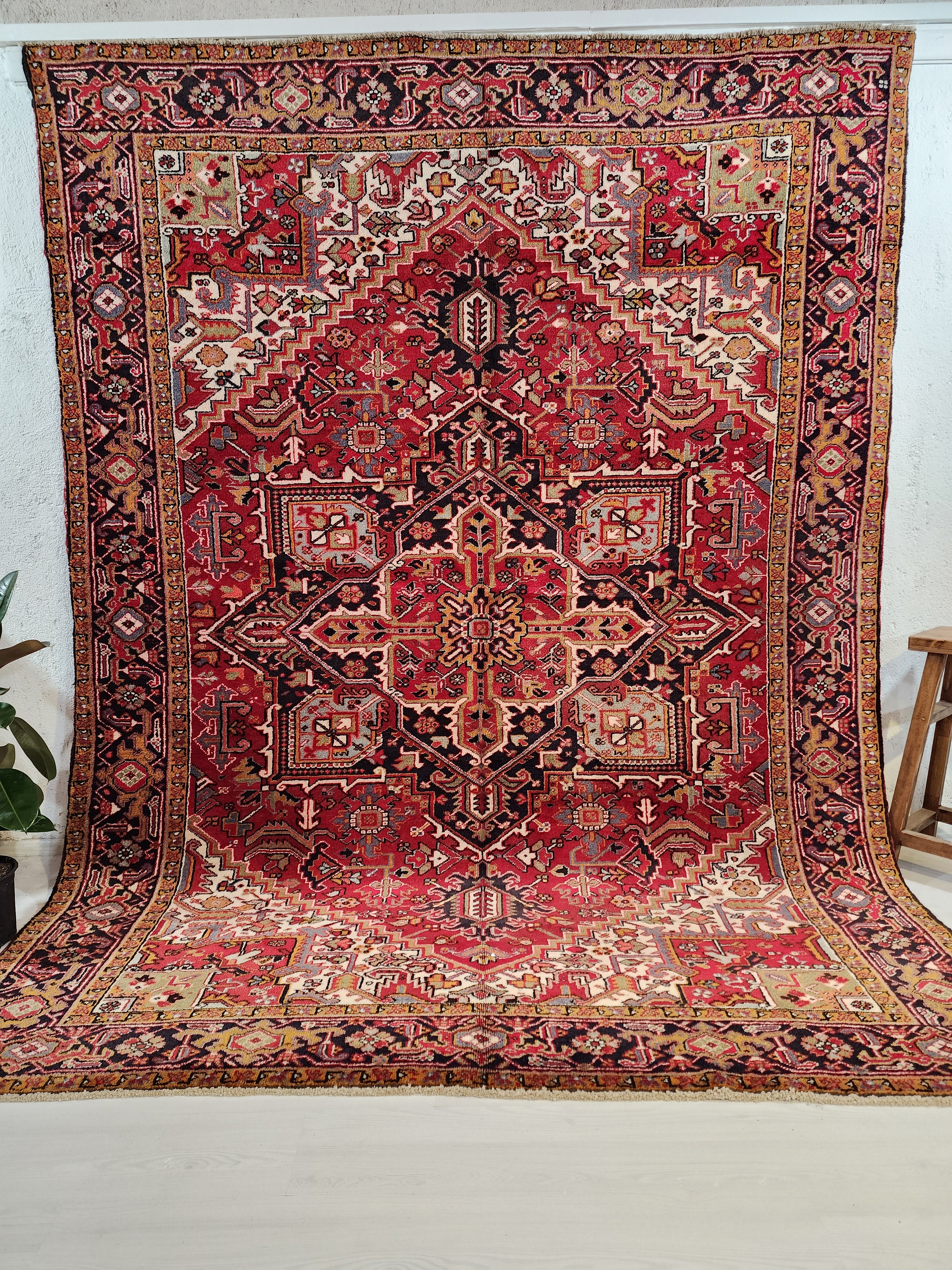 Volsinia — Vintage Oriental Wool Large Area Rug