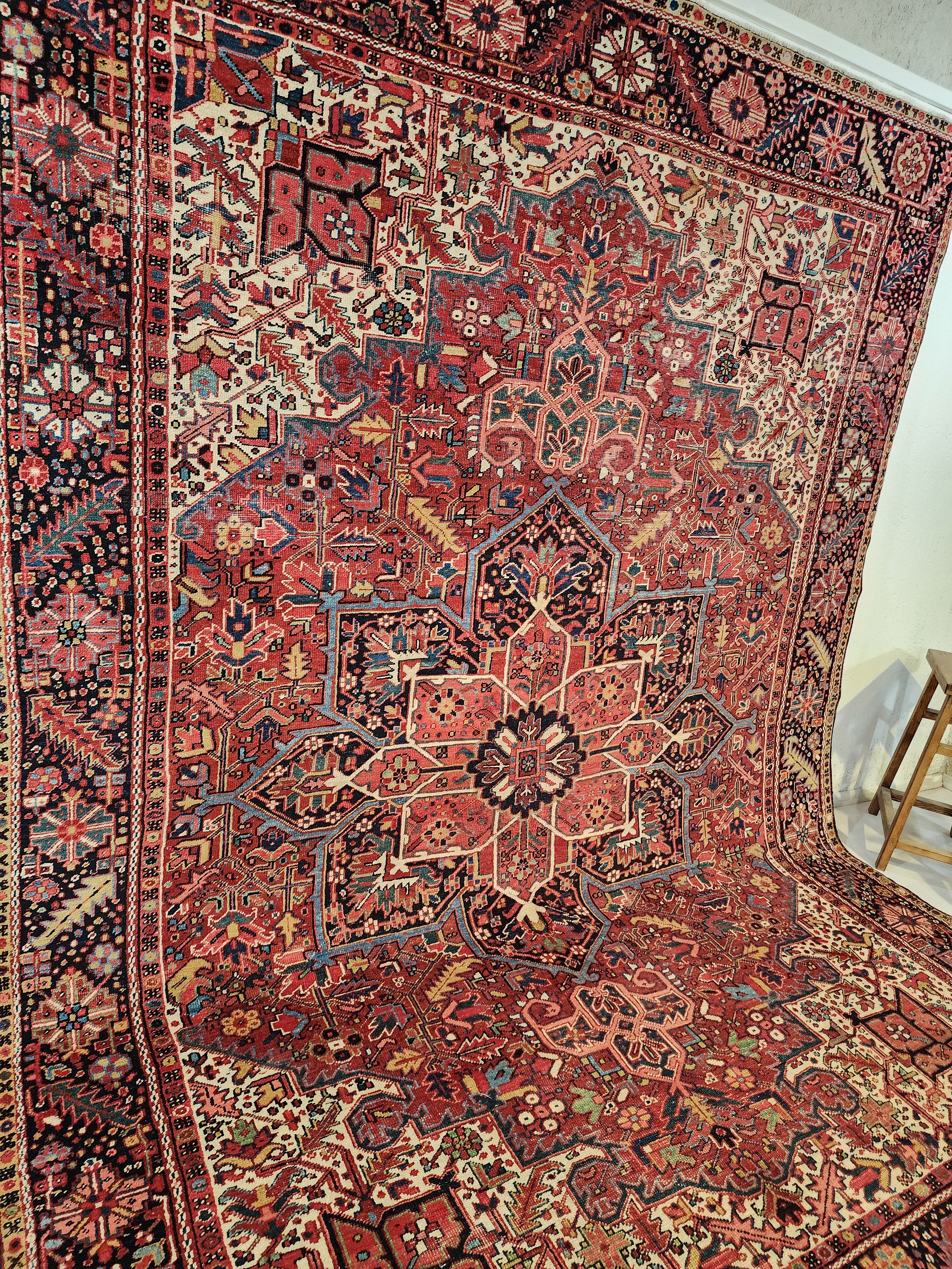 Stilbe — Antique Oriental Wool Large Area Rug