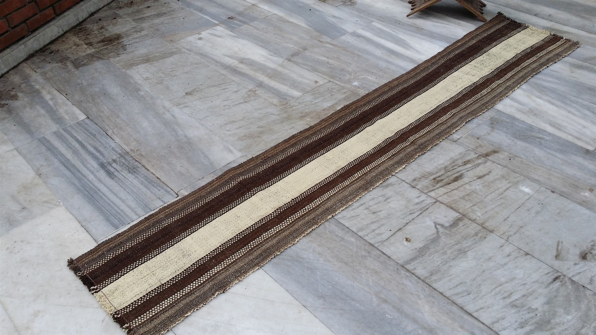 CENTRAL ANATOLIA TURKEY BOHEMIAN DECOR COLORFUL RUG 7'5"X1'5"