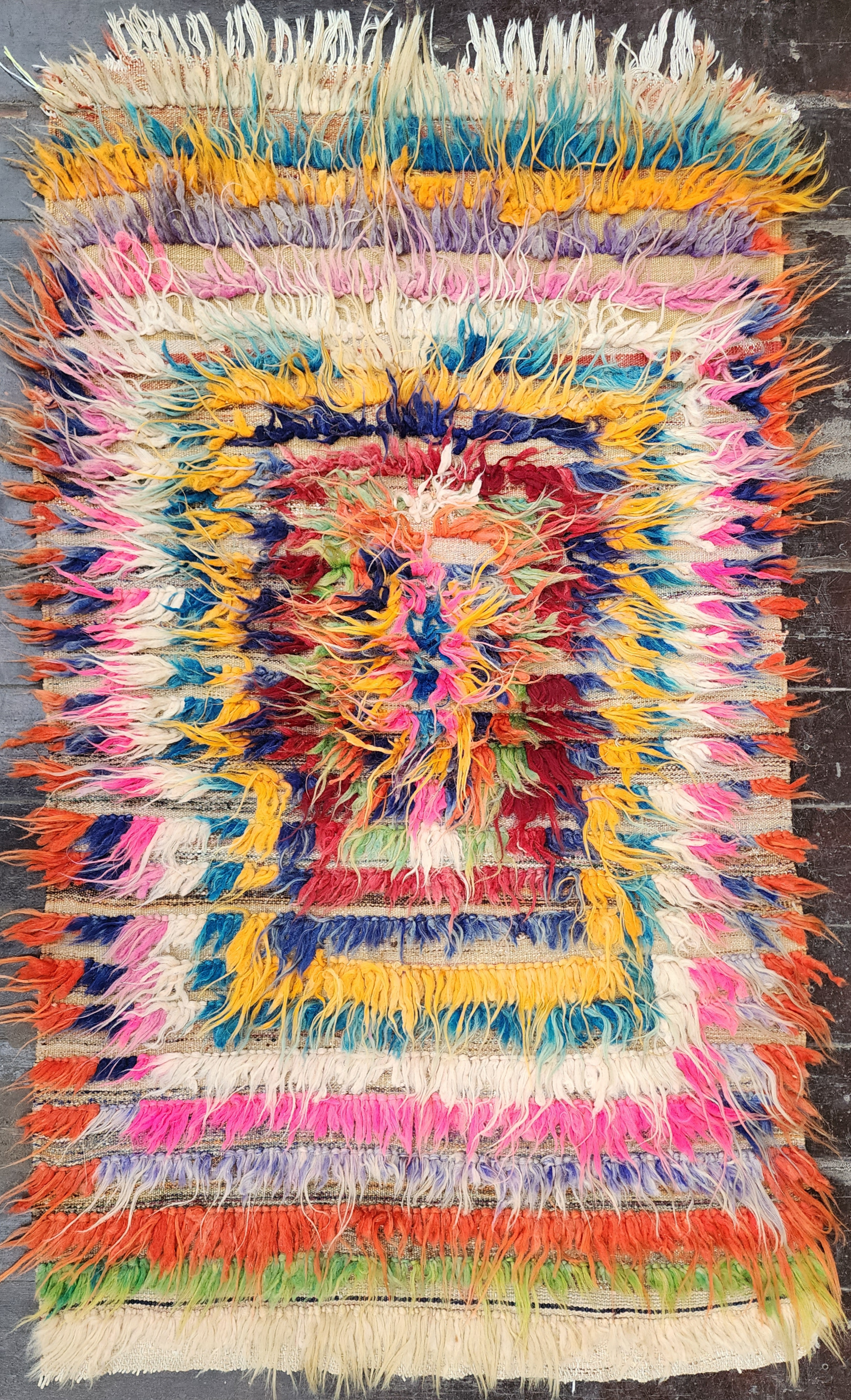 Sapphira — Vintage Anatolian Wool Small Rug