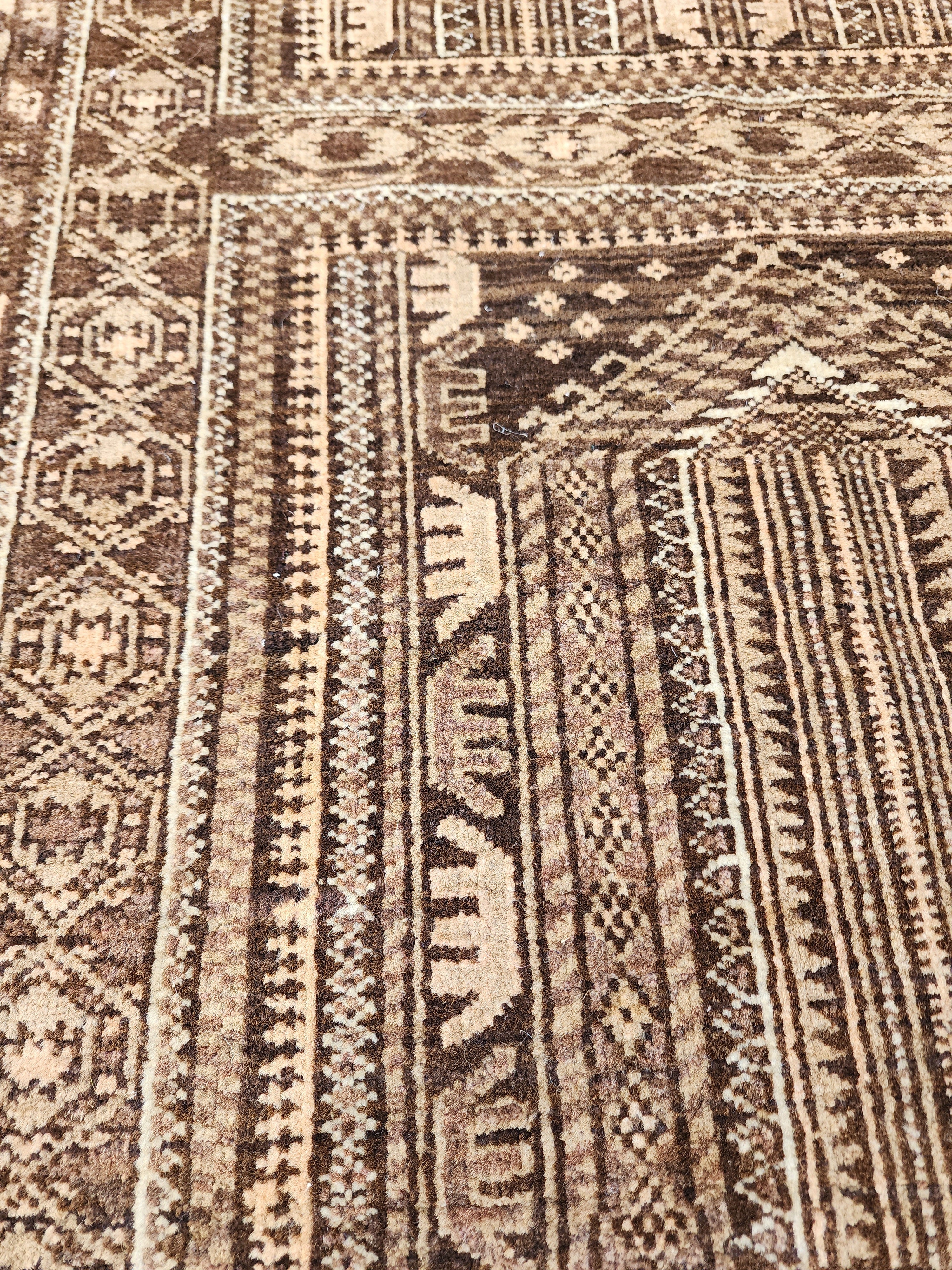 antique Tribal Wool Small Rug — colour close-up