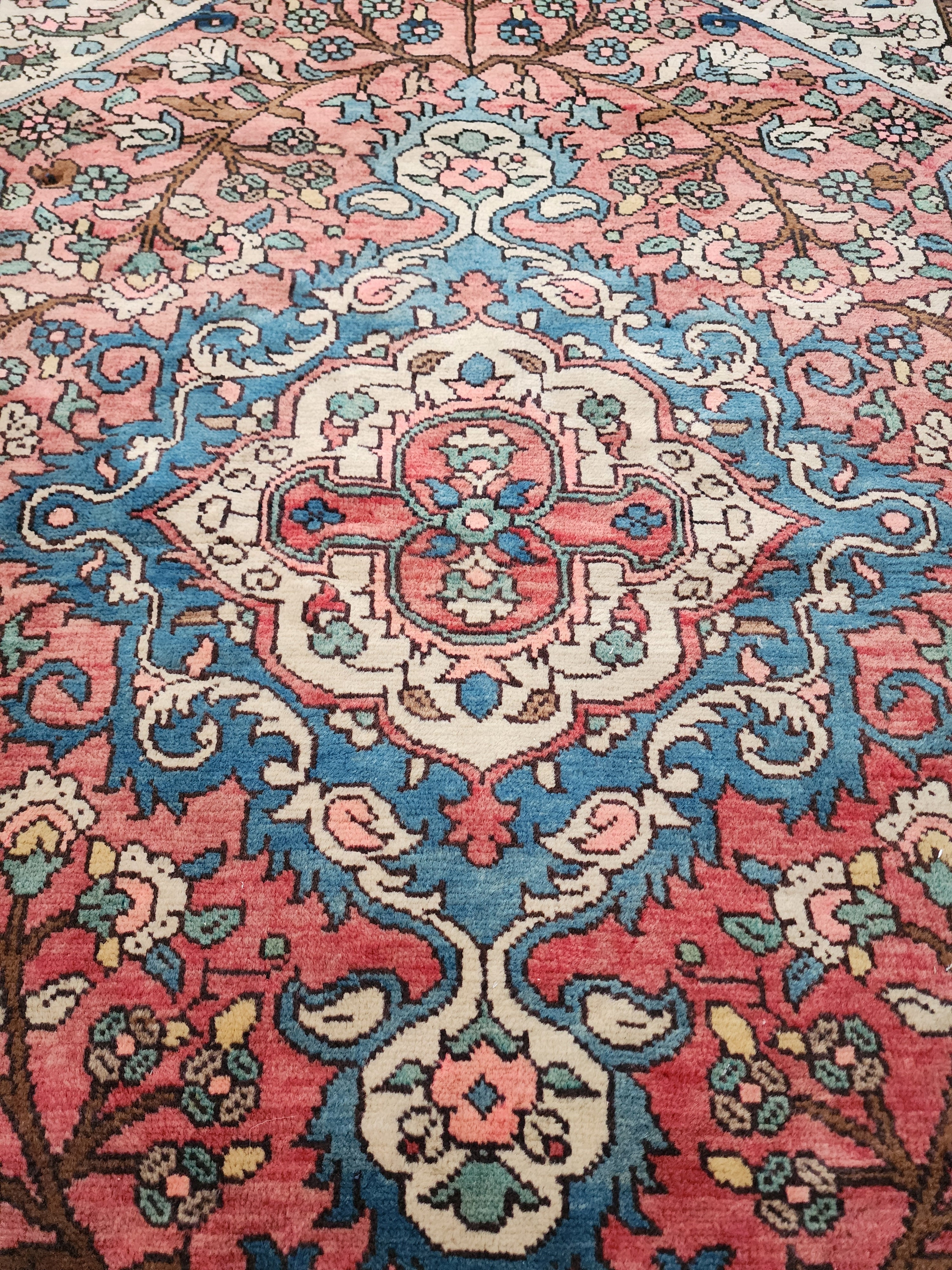 antique Anatolian Wool Area Rug — in setting