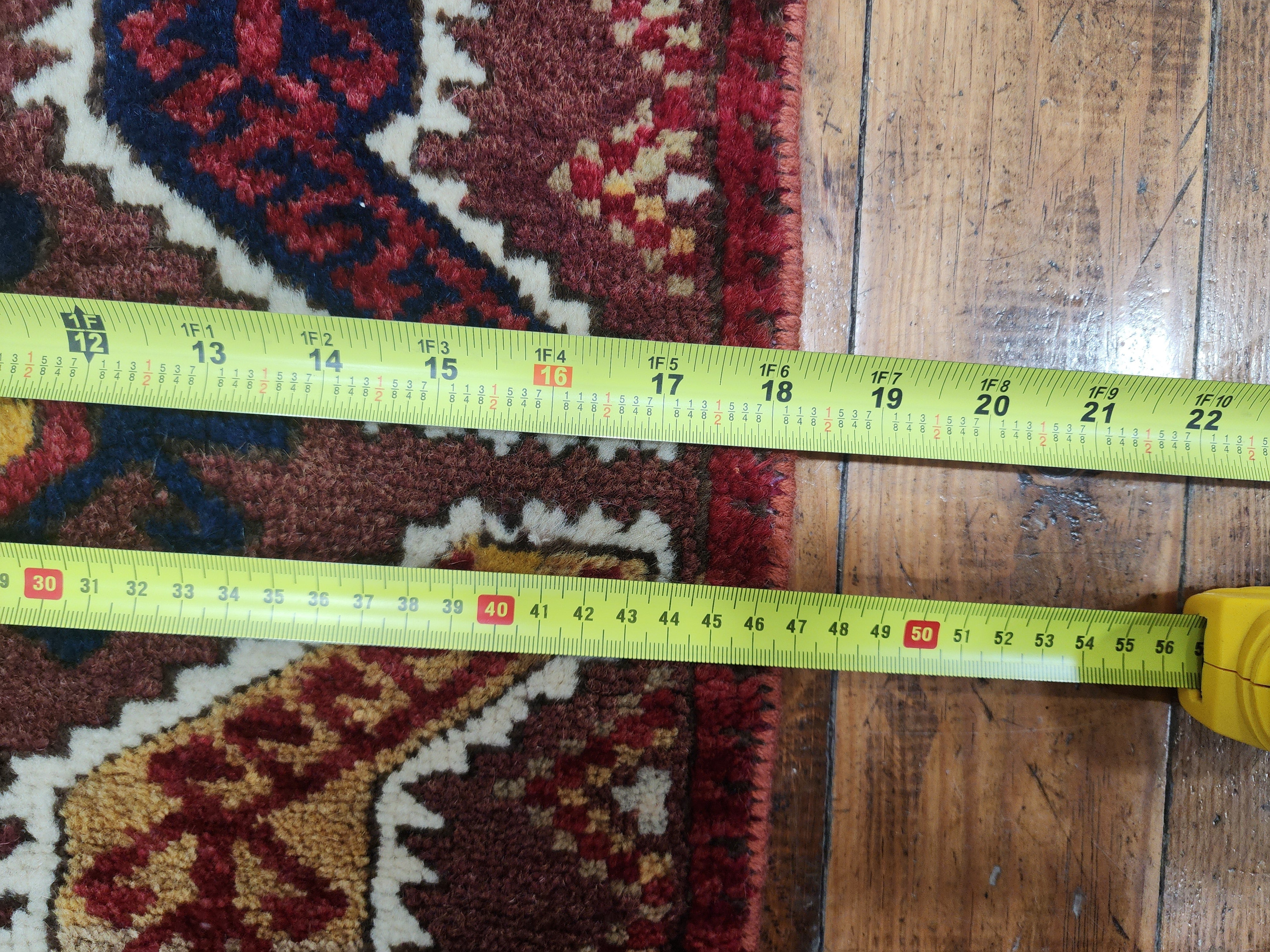 antique Konya Wool Small Rug — styled view