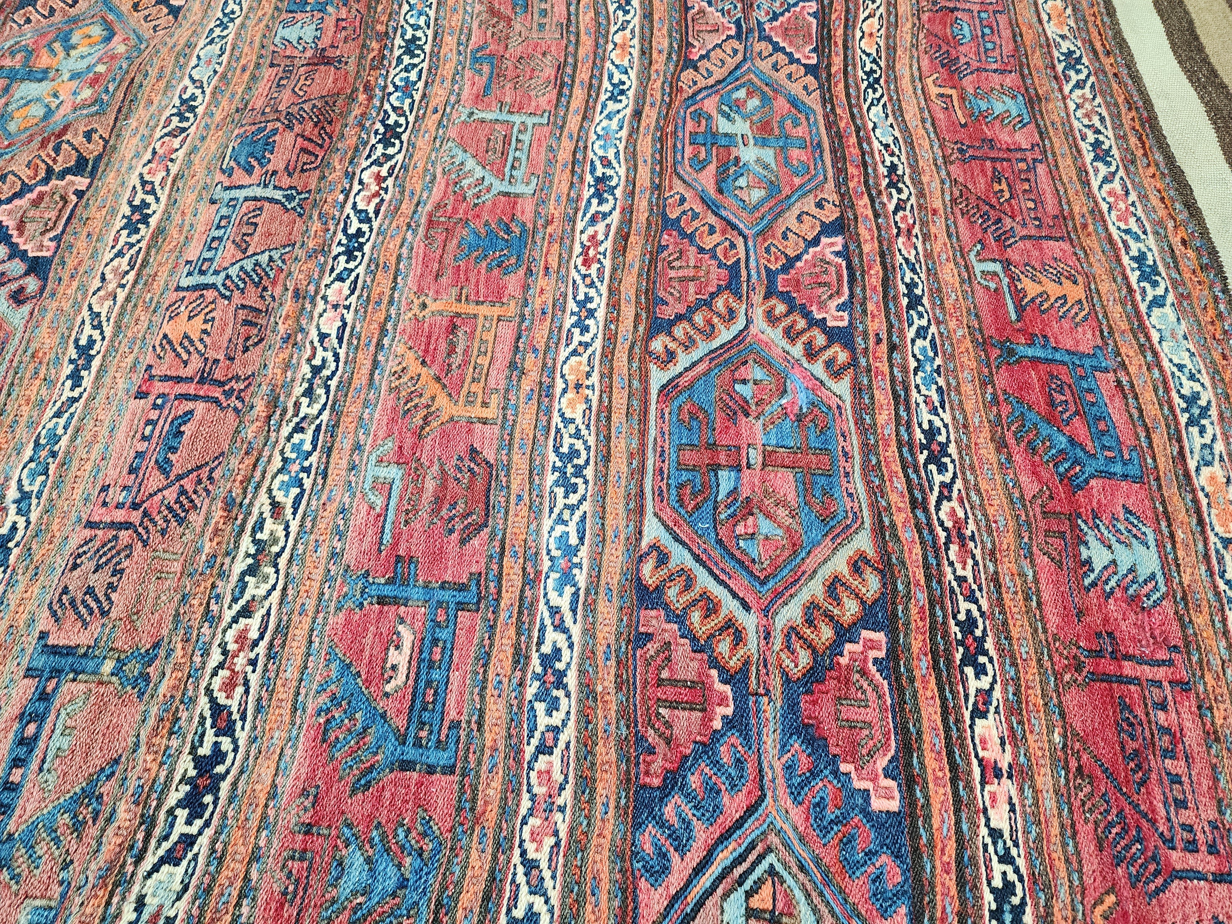 vintage Tribal Small Rug — in setting