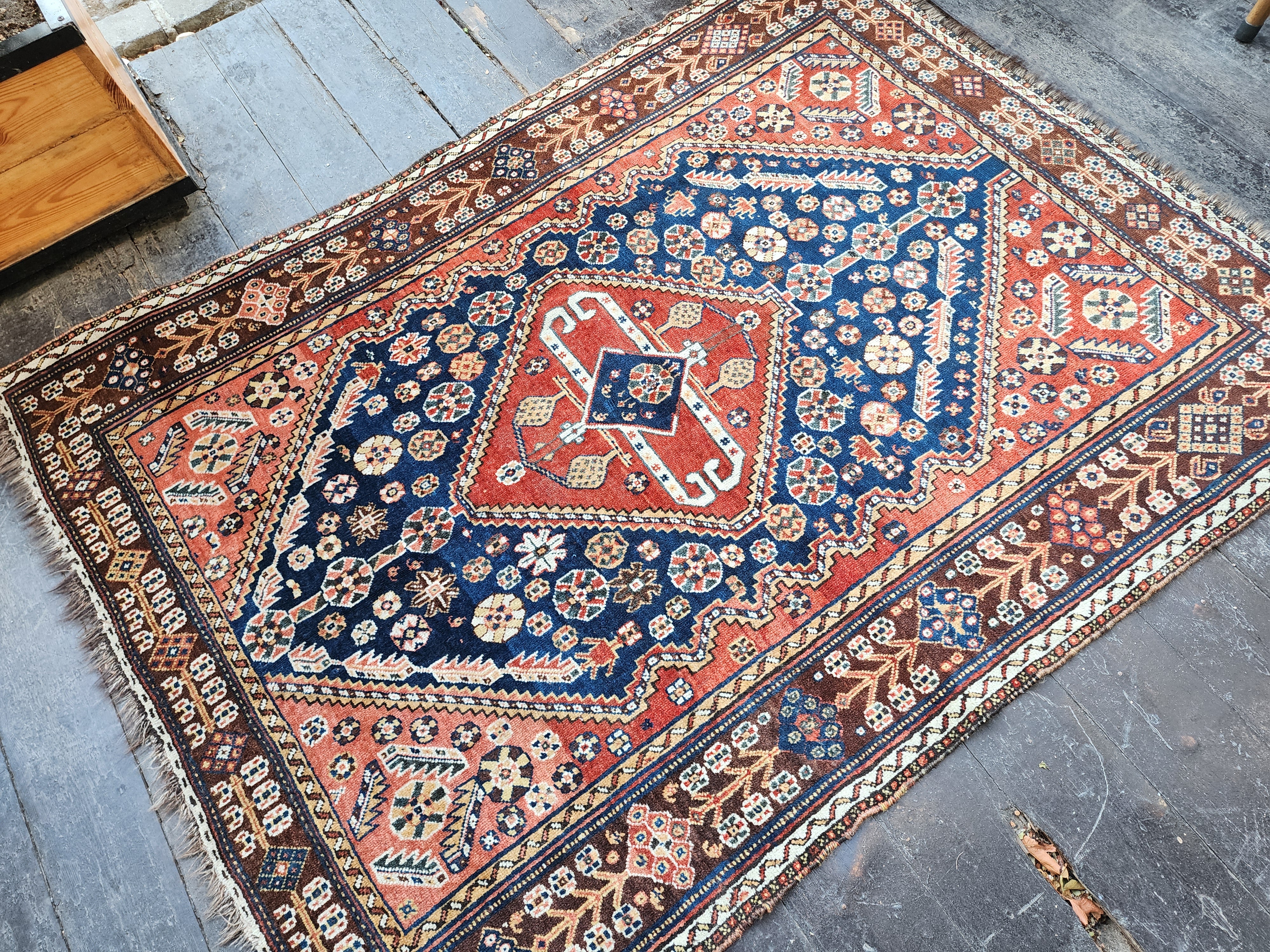 Vintage Persian Rug, Turkish Rug, Vintage Rug, Handspun Wool Rug, Nomadic Rug, Tribal Rug, Turkish Carpet, Home Decor, Home Living, Rug, 4x6