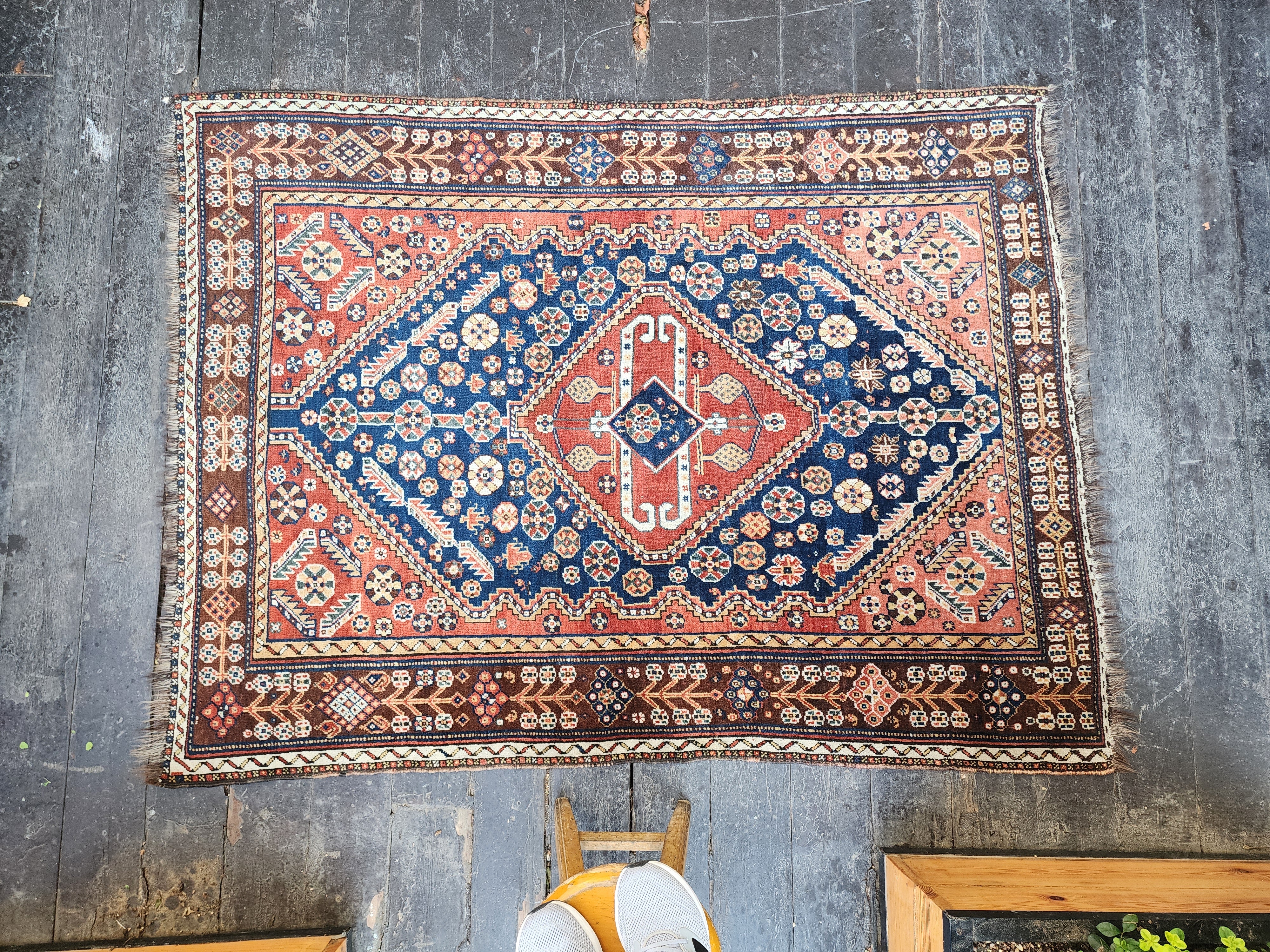 Vintage Persian Rug, Turkish Rug, Vintage Rug, Handspun Wool Rug, Nomadic Rug, Tribal Rug, Turkish Carpet, Home Decor, Home Living, Rug, 4x6