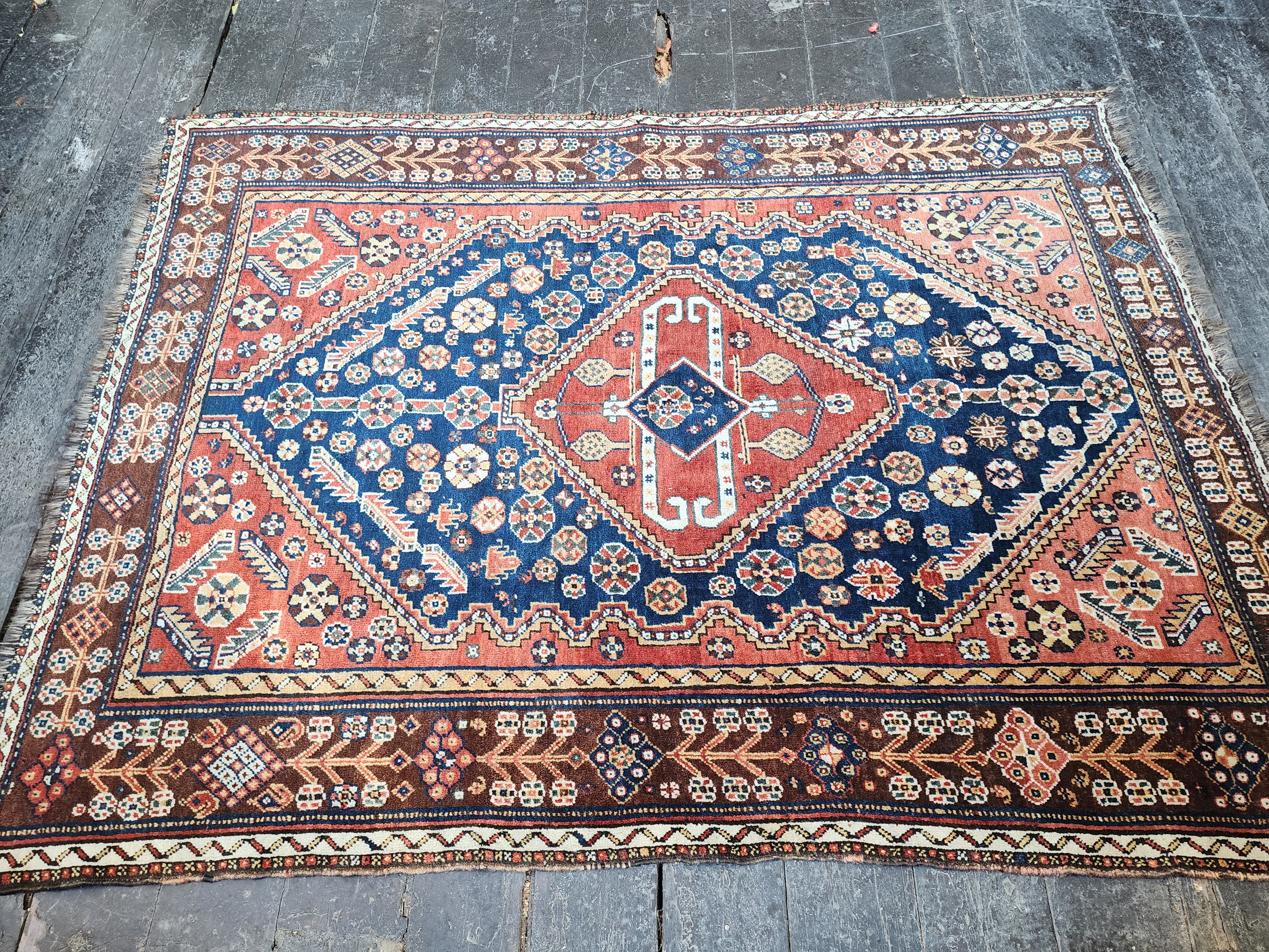 Vintage Persian Rug, Turkish Rug, Vintage Rug, Handspun Wool Rug, Nomadic Rug, Tribal Rug, Turkish Carpet, Home Decor, Home Living, Rug, 4x6