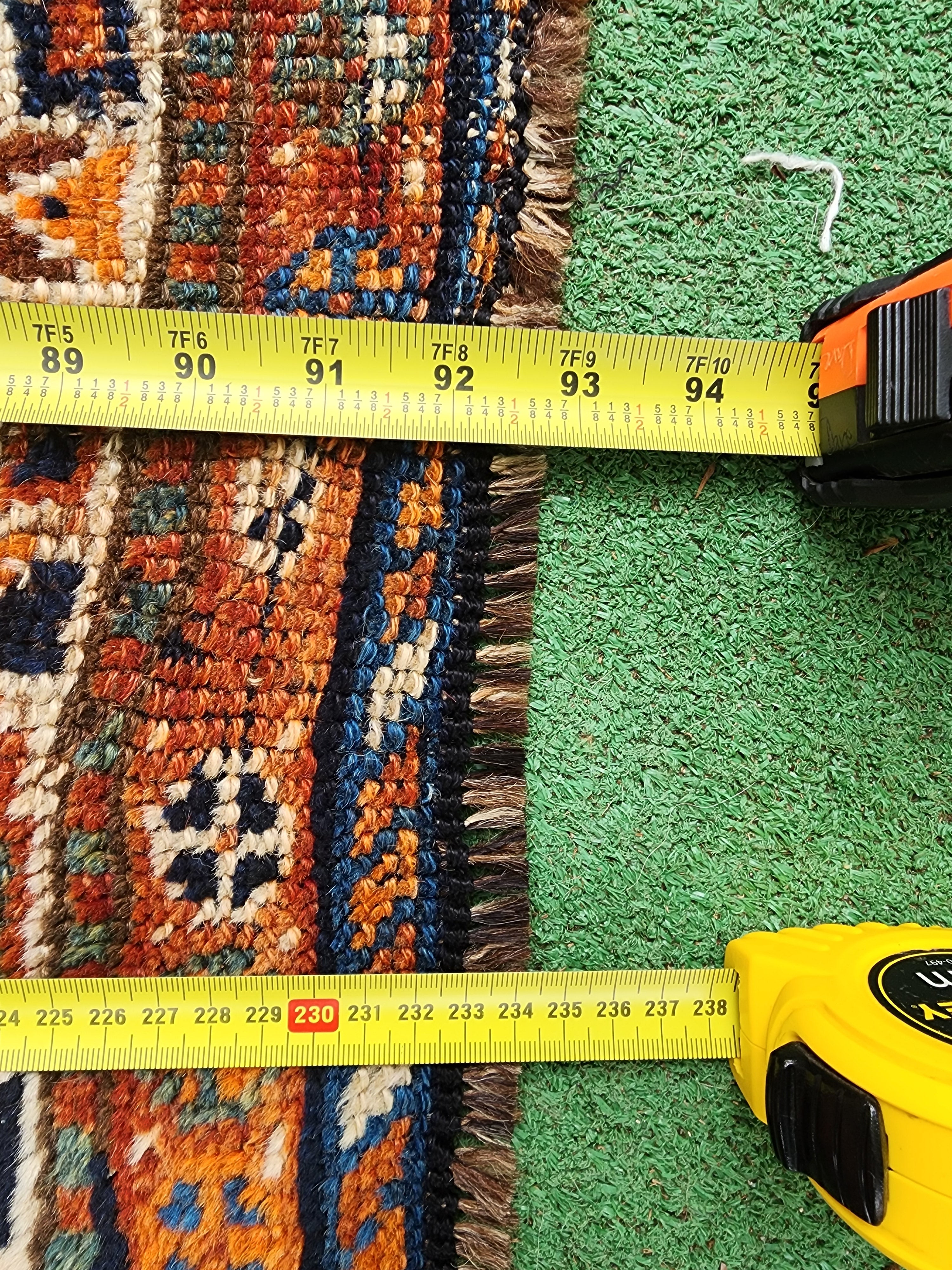 antique Anatolian Wool Area Rug — styled view