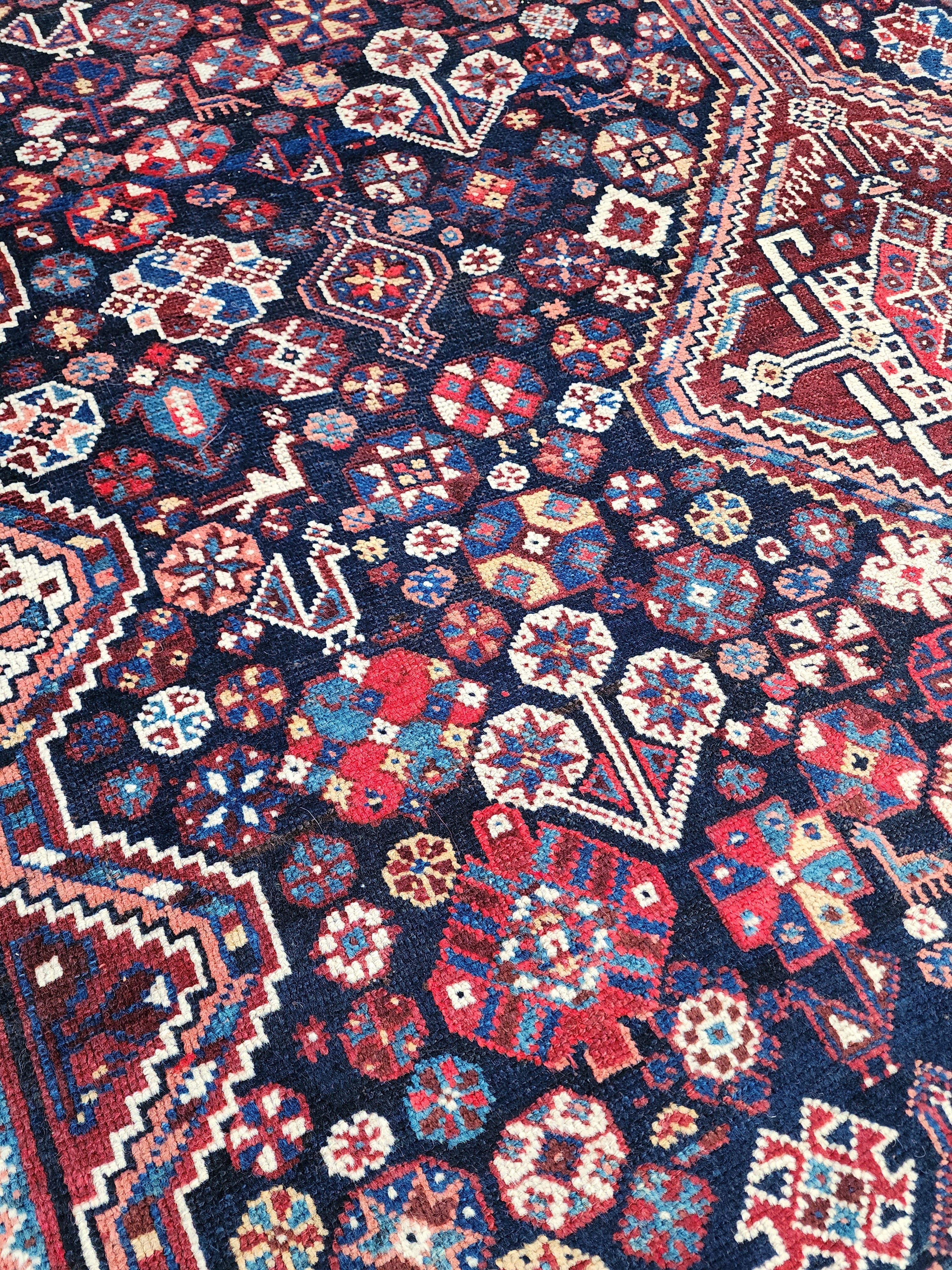 antique Anatolian Wool Large Area Rug — in setting
