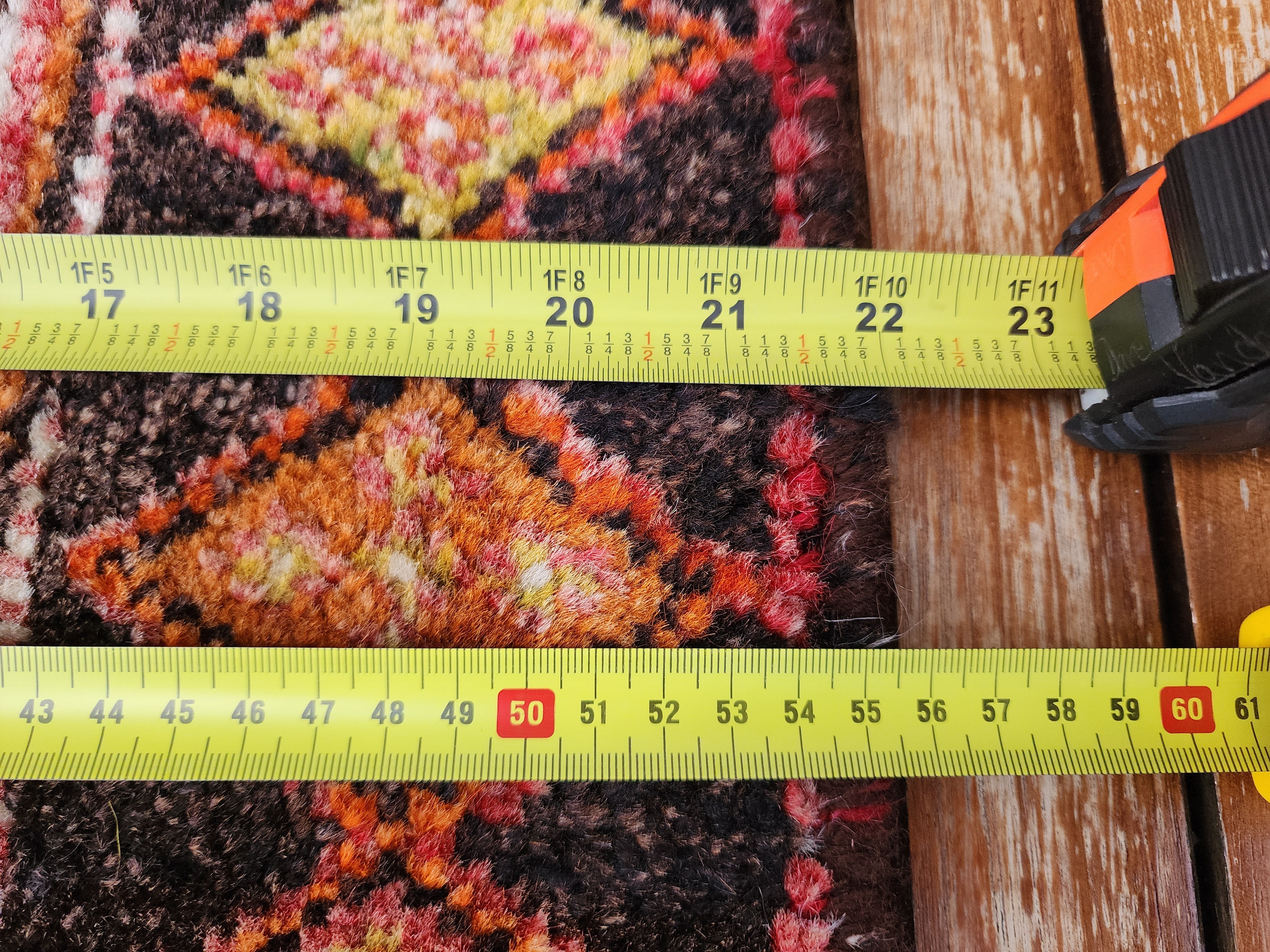 antique Konya Wool Small Rug — styled view