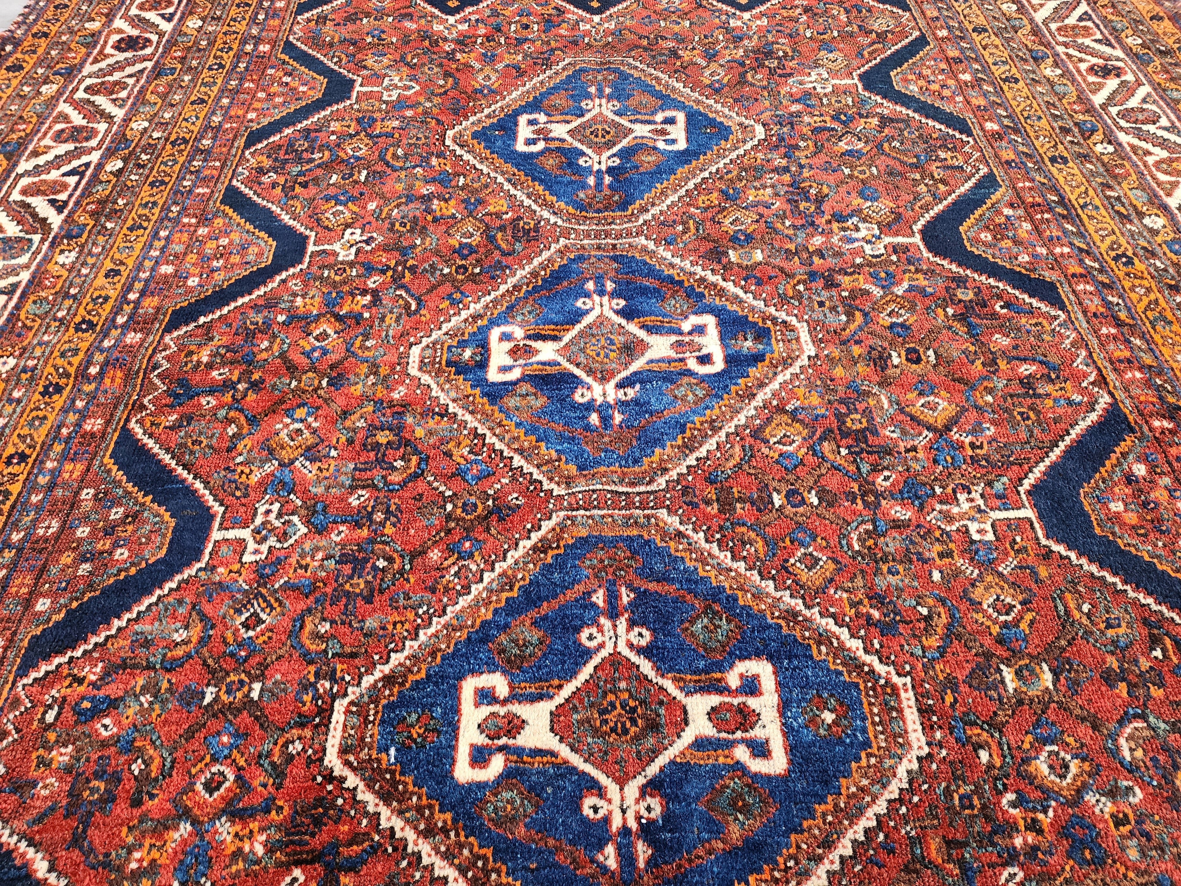 antique Anatolian Wool Large Area Rug — detail texture