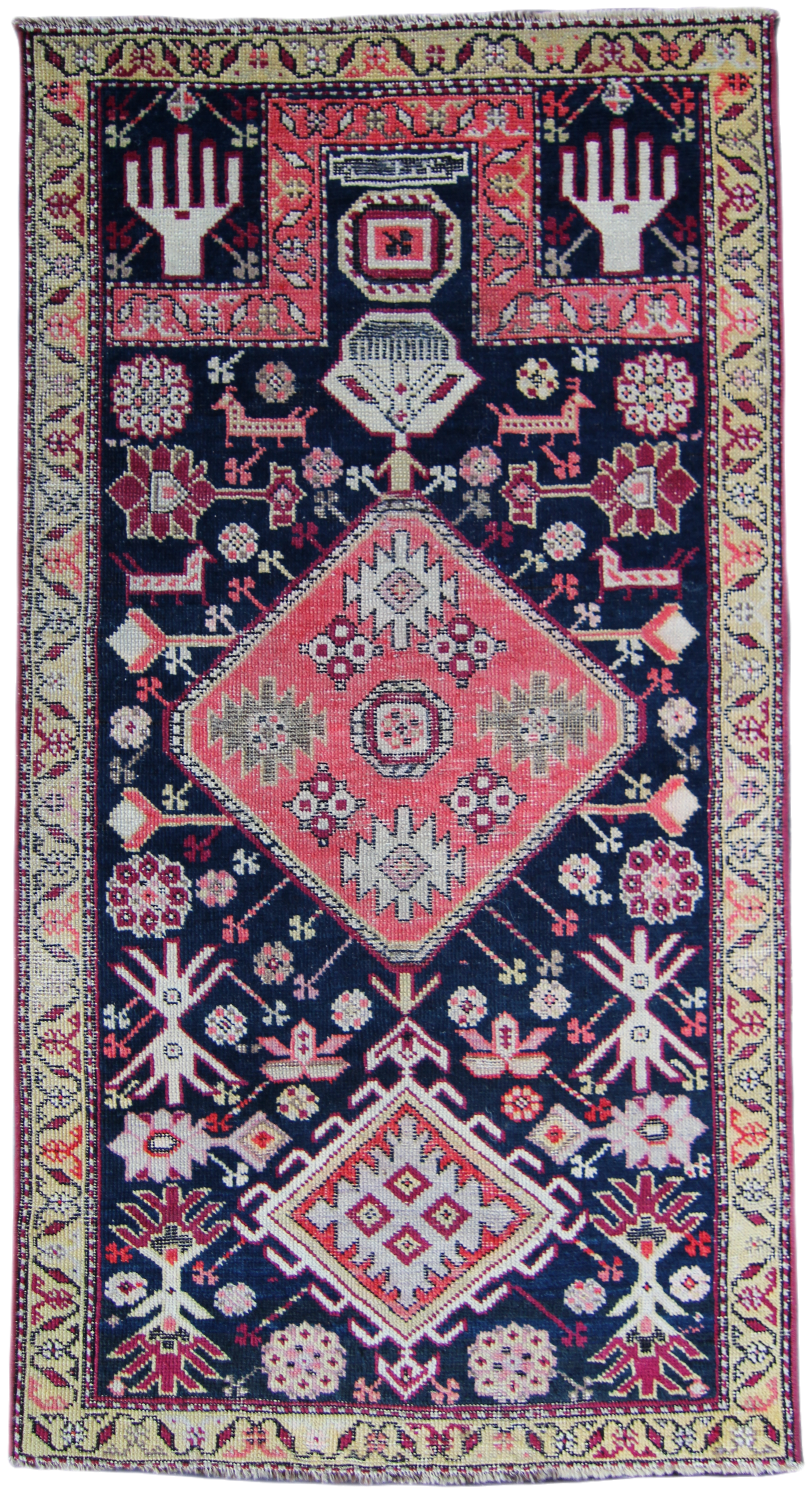 Penelopeia — Antique Caucasian Shirvan Wool Small Rug