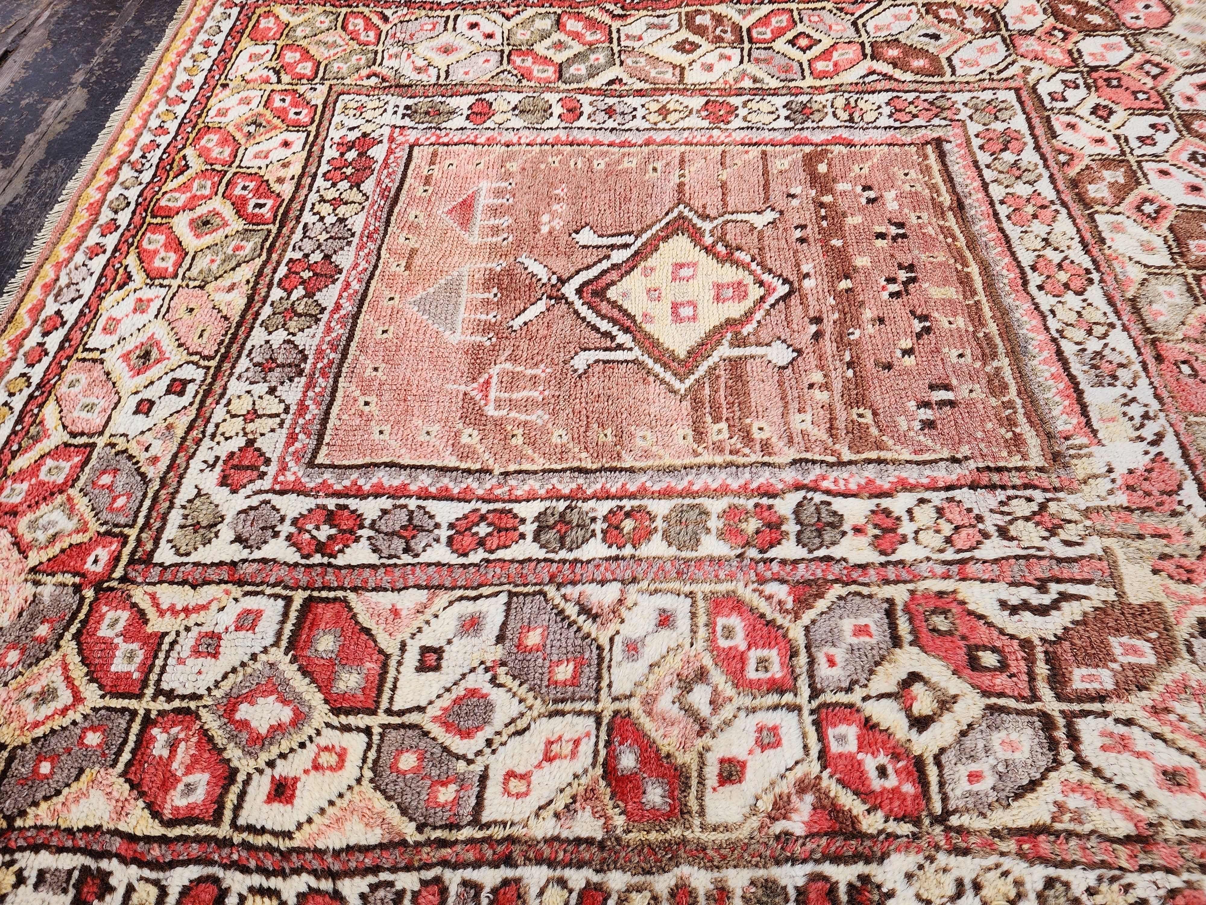 antique Milas Wool Small Rug — styled view