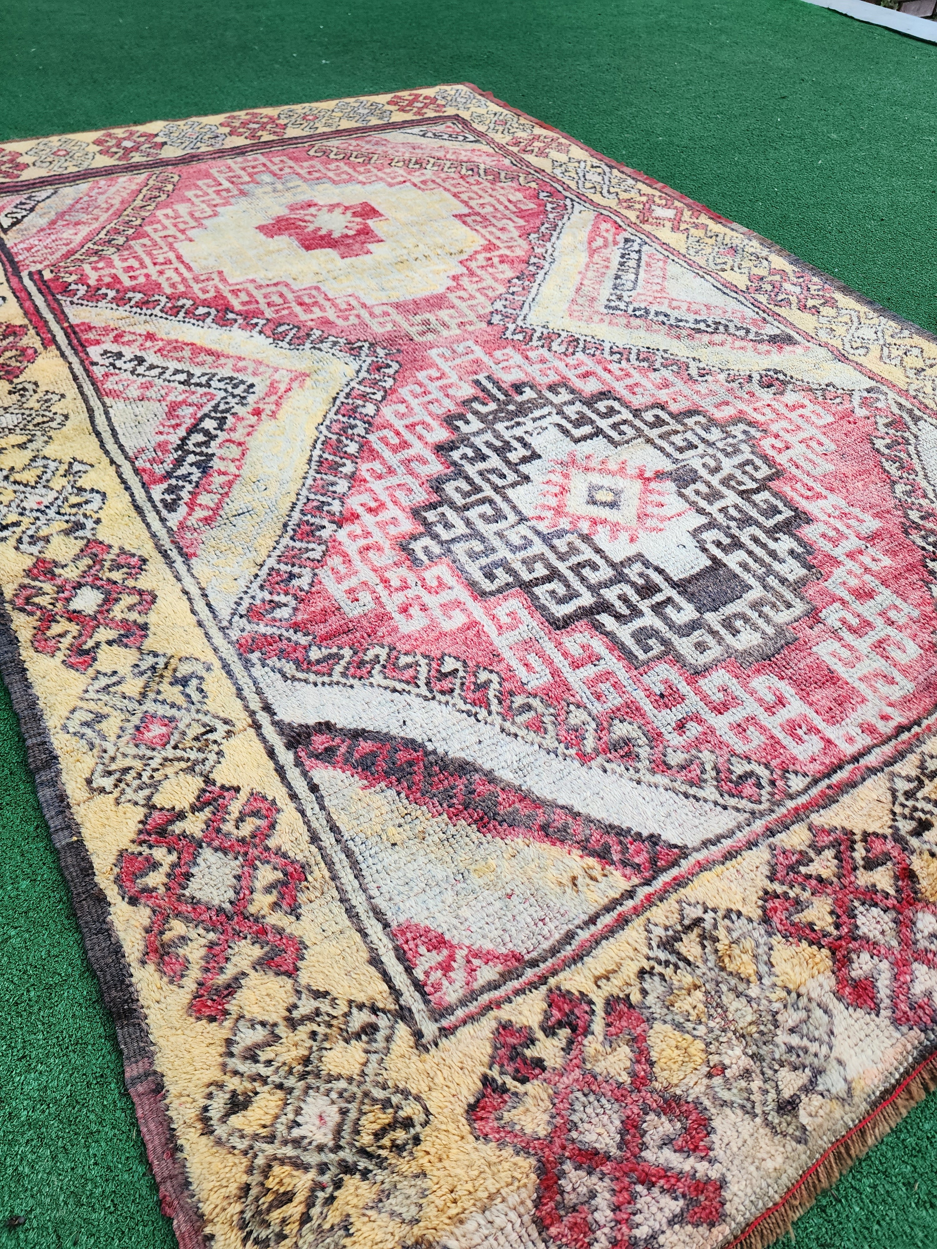 Antique Turkish Konya Rug 6'2''x4'3''