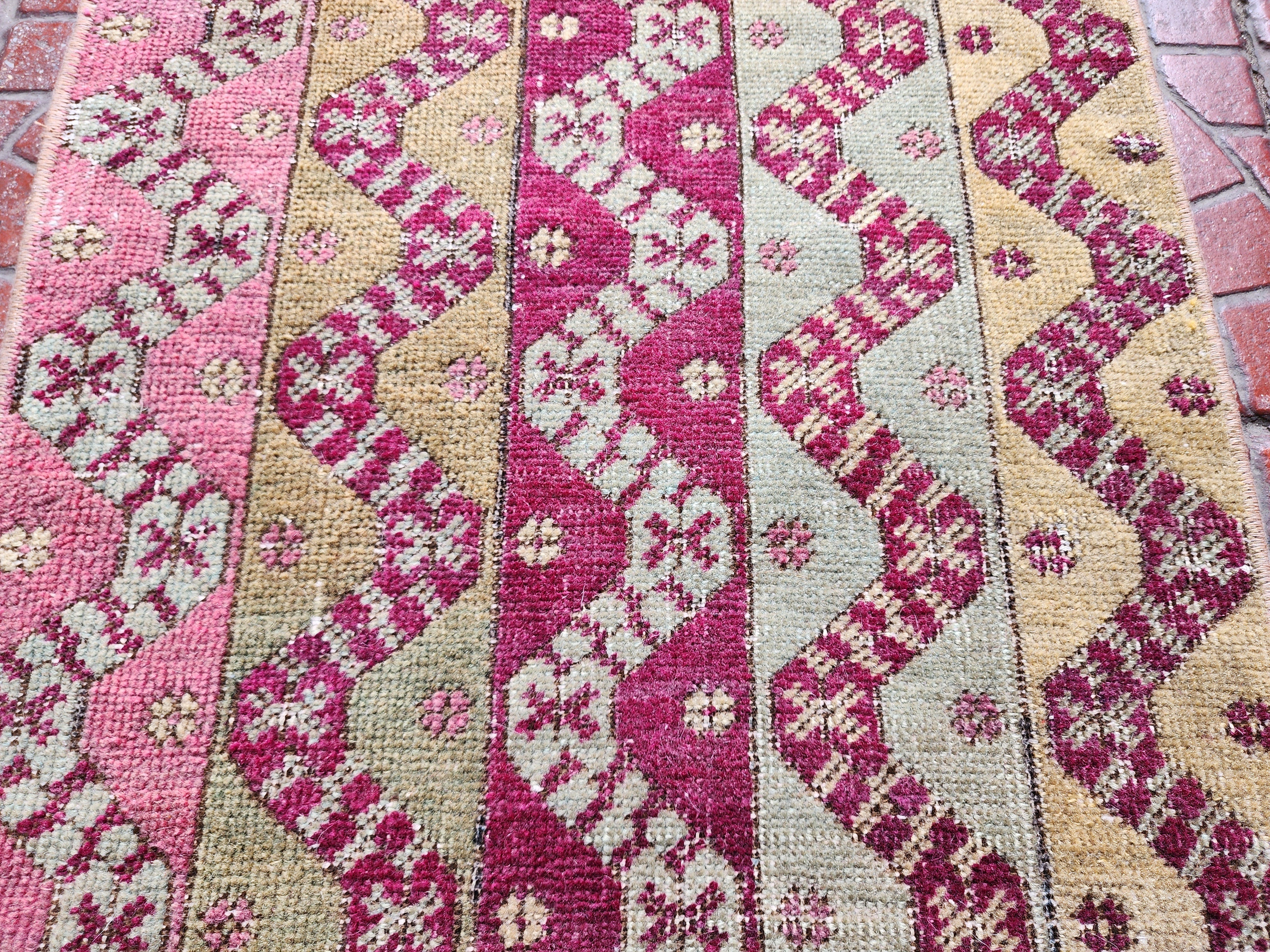 antique Anatolian Small Rug — in setting