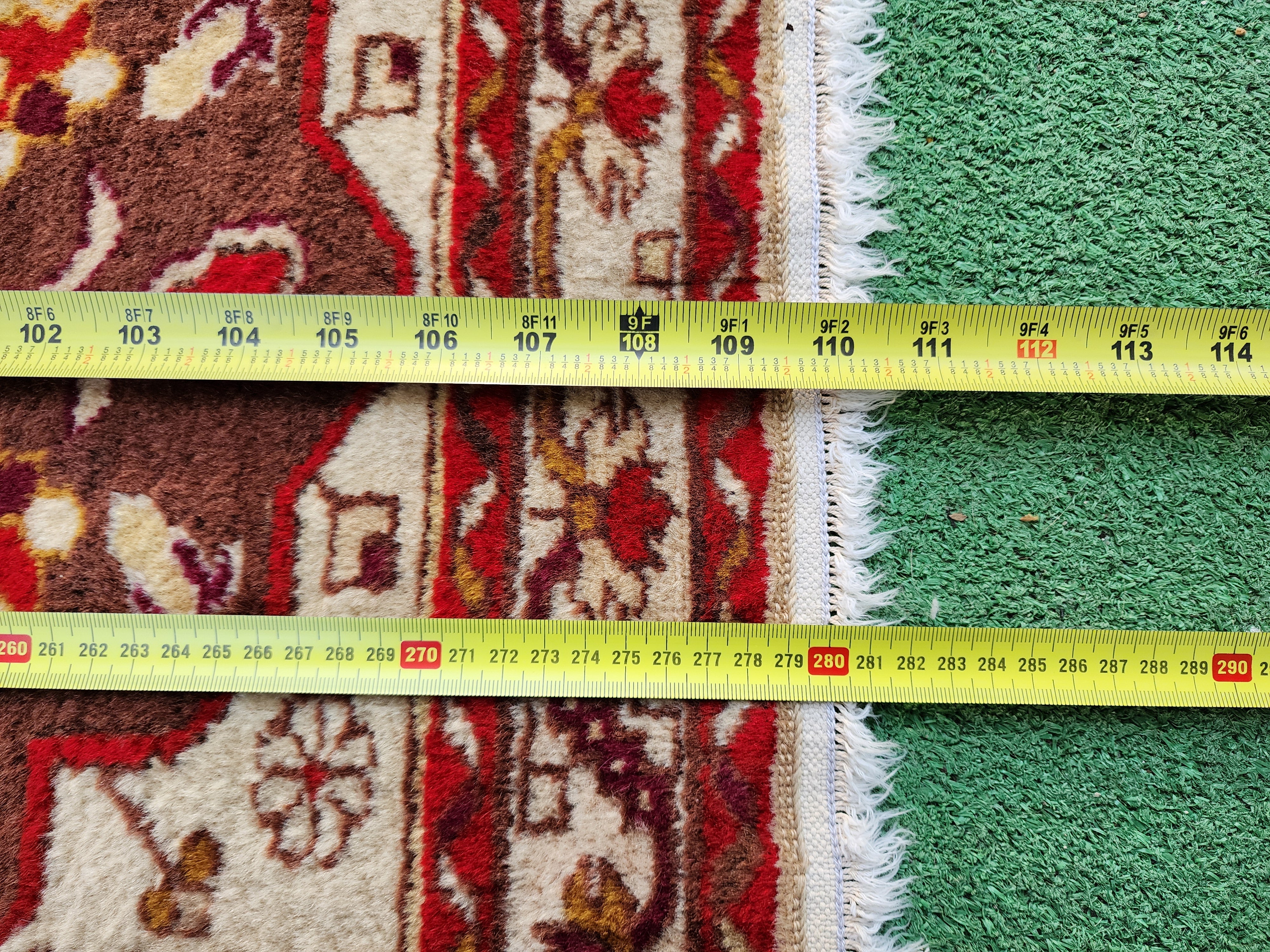 antique Turkish Wool Runner Rug — styled view
