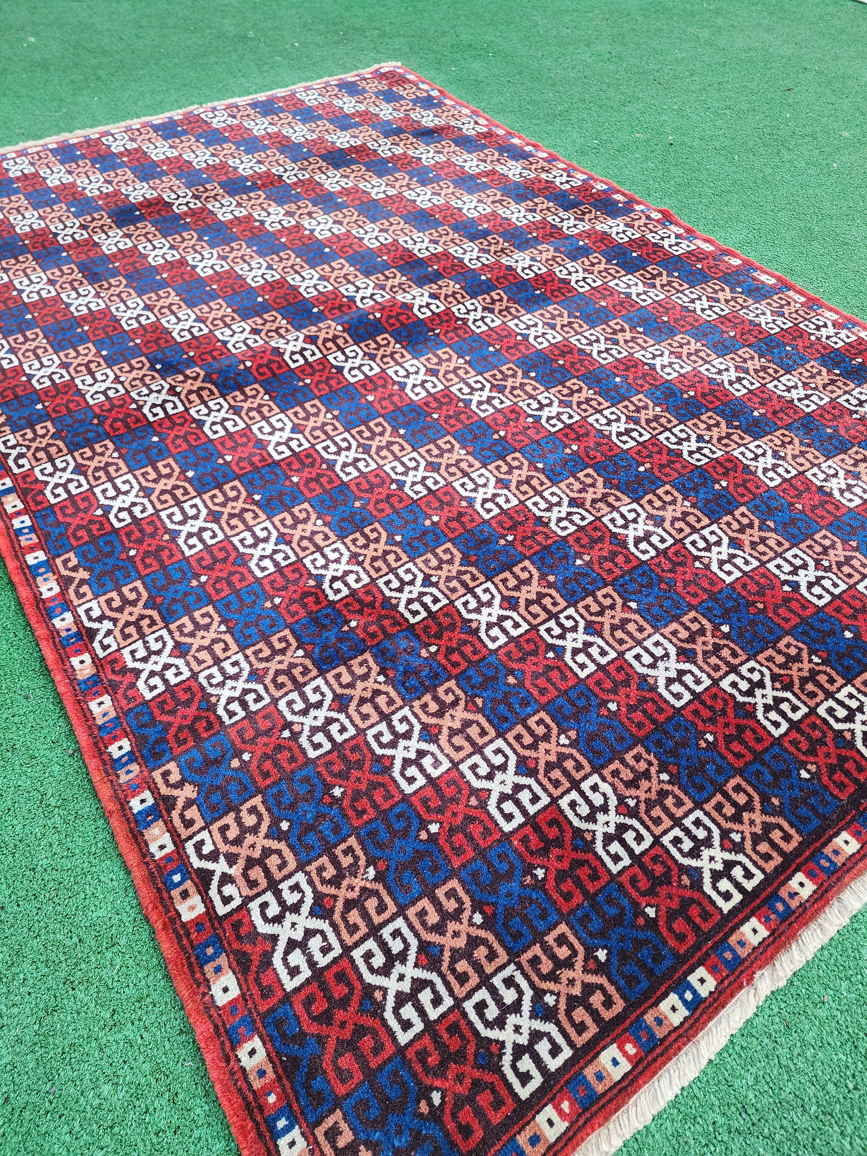 Rare Turkish Kula Rug 5'9''x3'9"